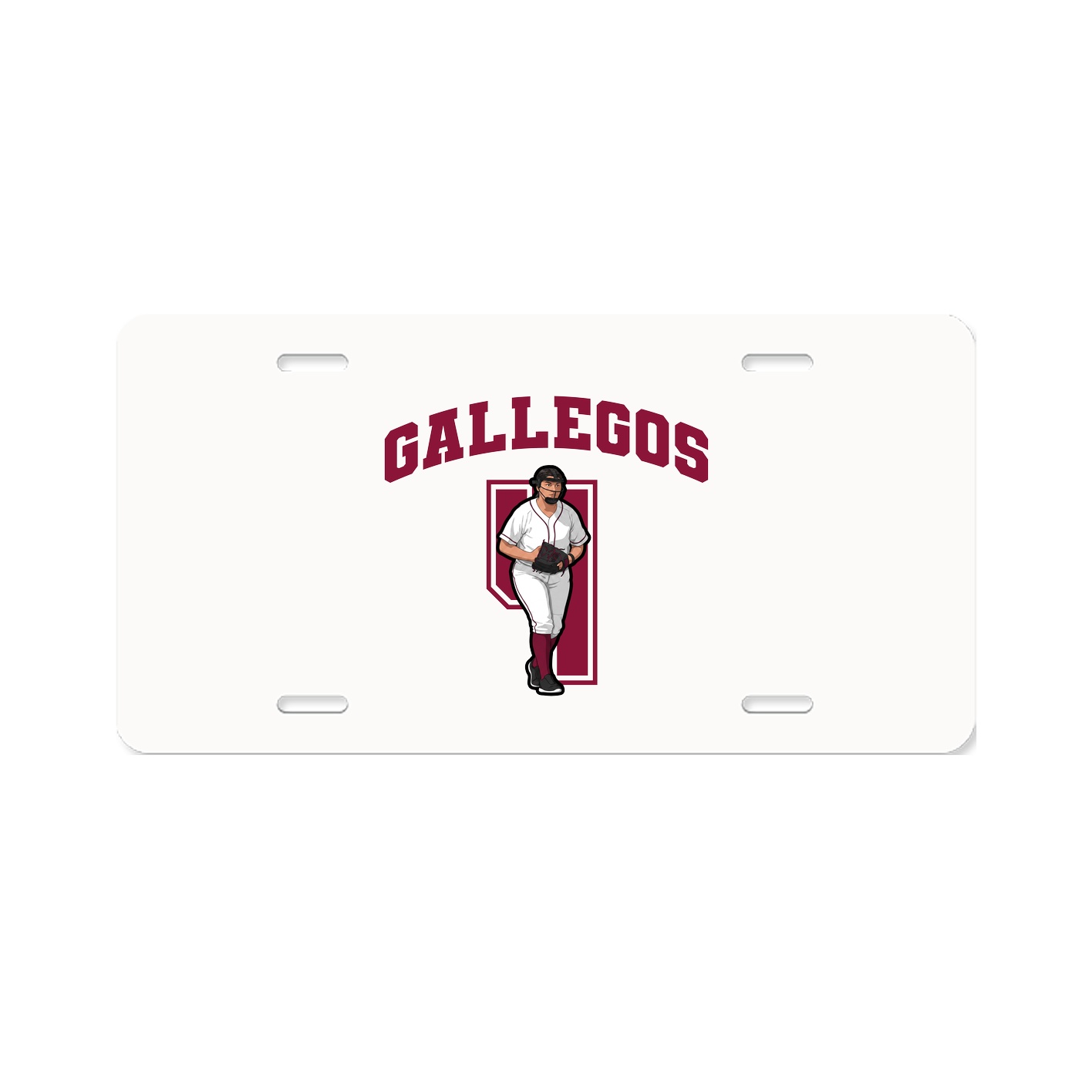 License Plate — Number in Classic