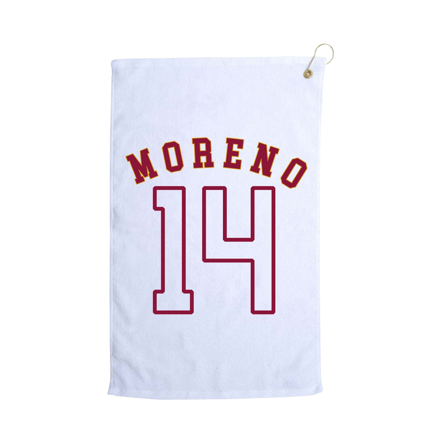 Golf Towel — Shirsey Arch in White
