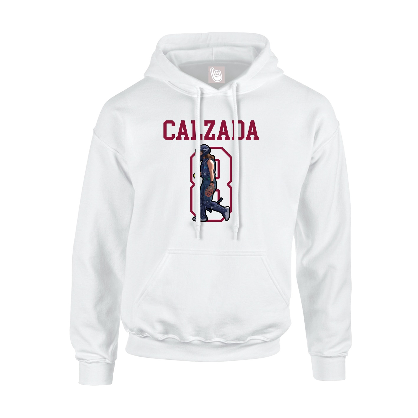 Hoodie — Shirsey in White