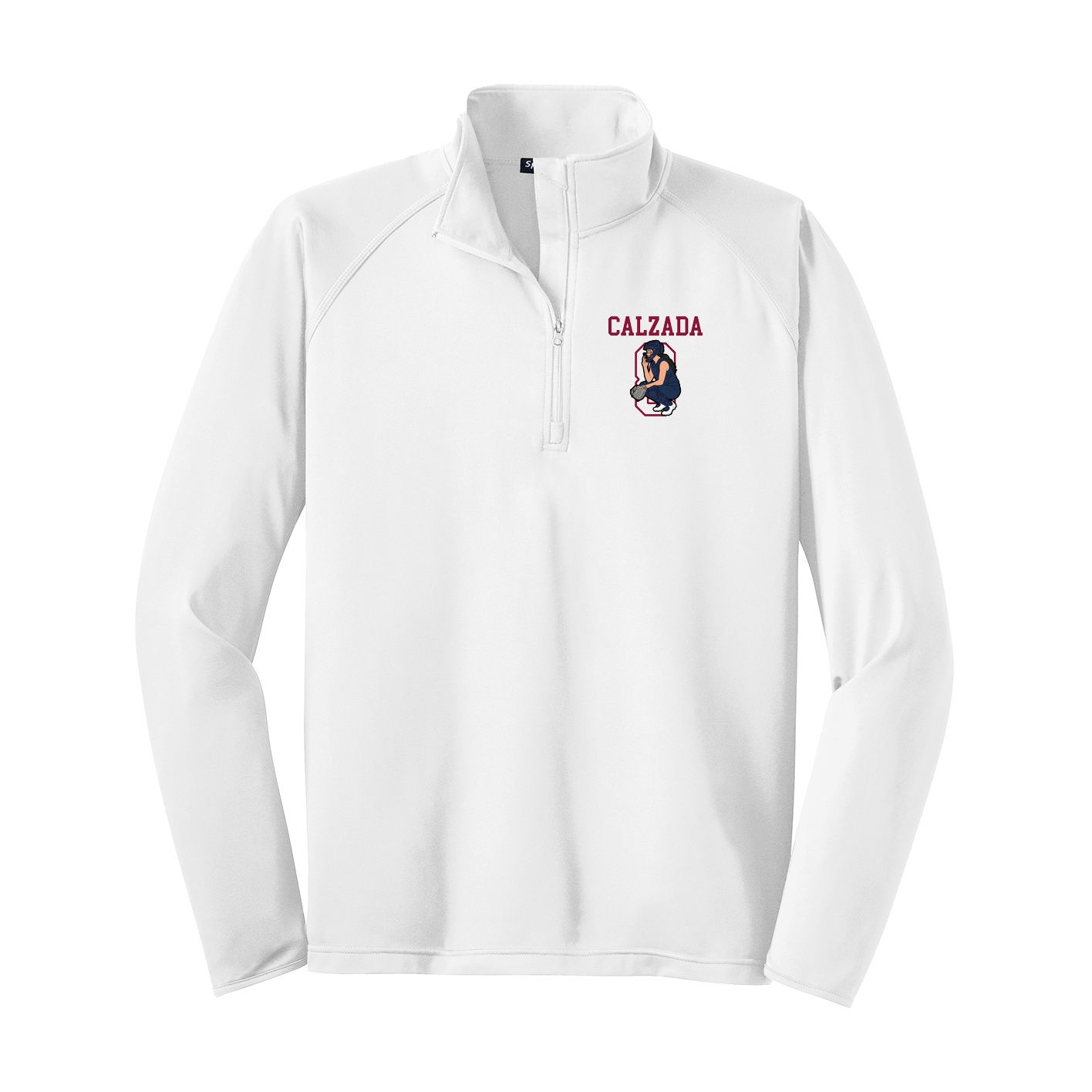 Q-Zip Pullover — Shirsey in White