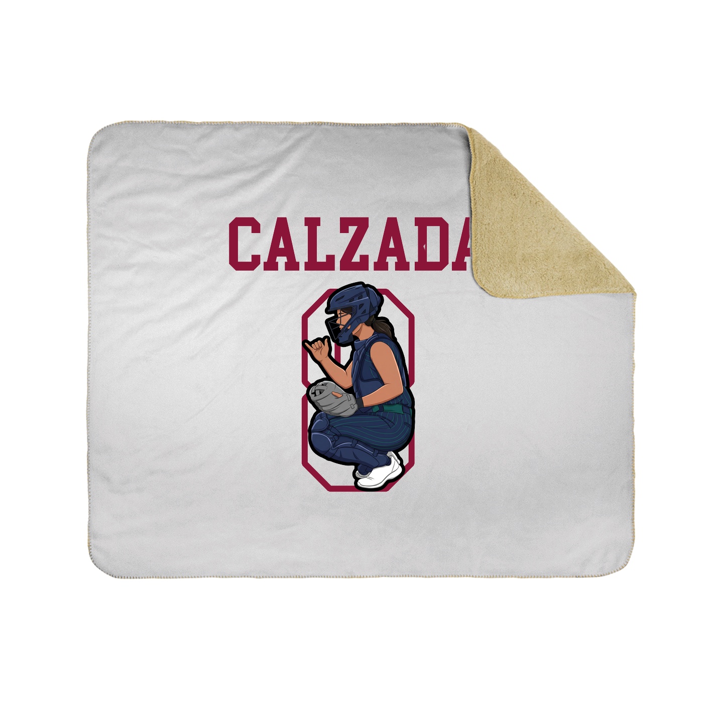 Throw Blanket — Shirsey in White