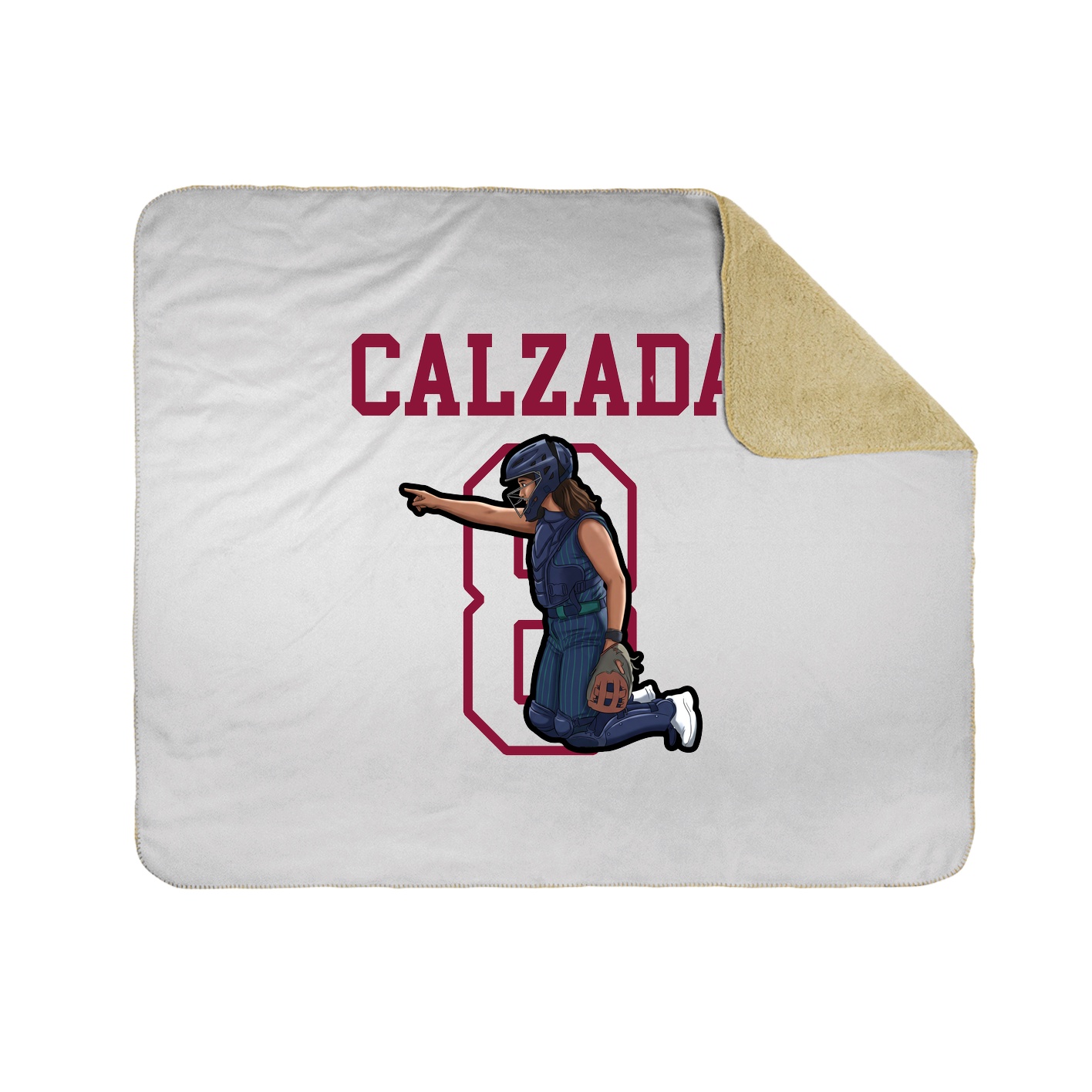 Throw Blanket — Shirsey in White