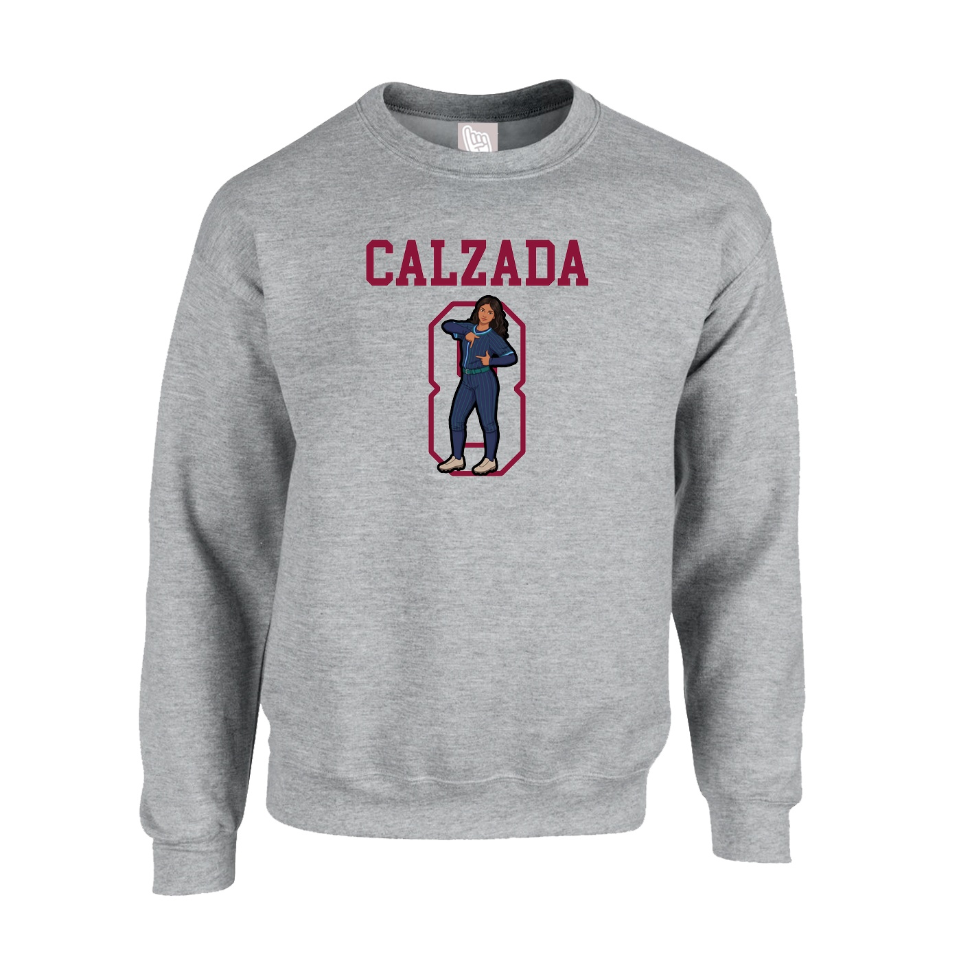 Fleece Crew — Shirsey in Grey