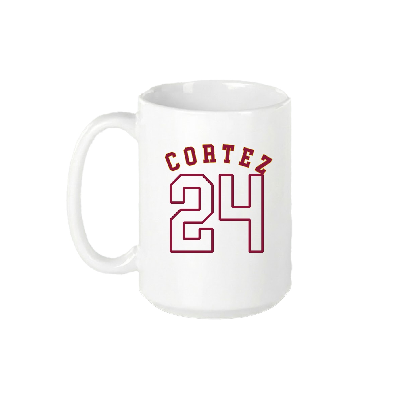 15oz Coffee Mug — Shirsey Arch in White
