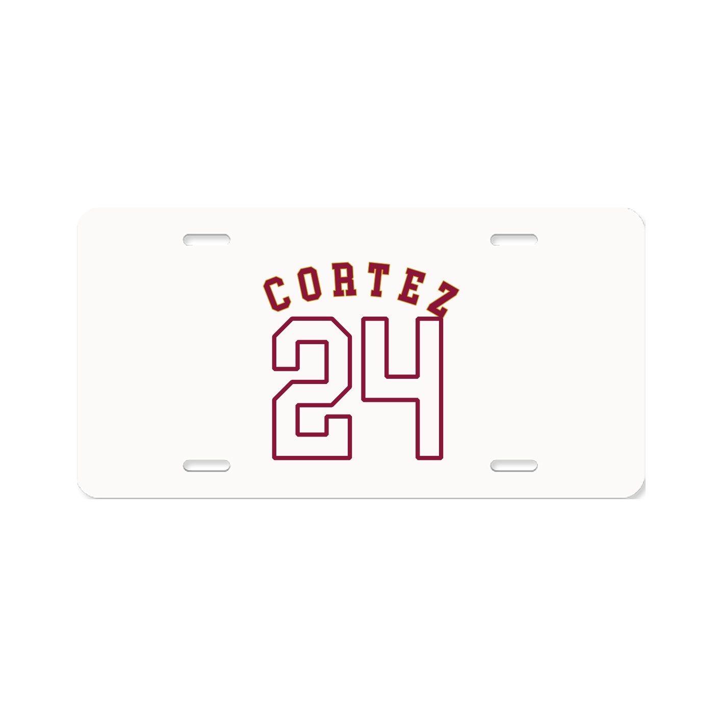 License Plate — Shirsey Arch in Classic