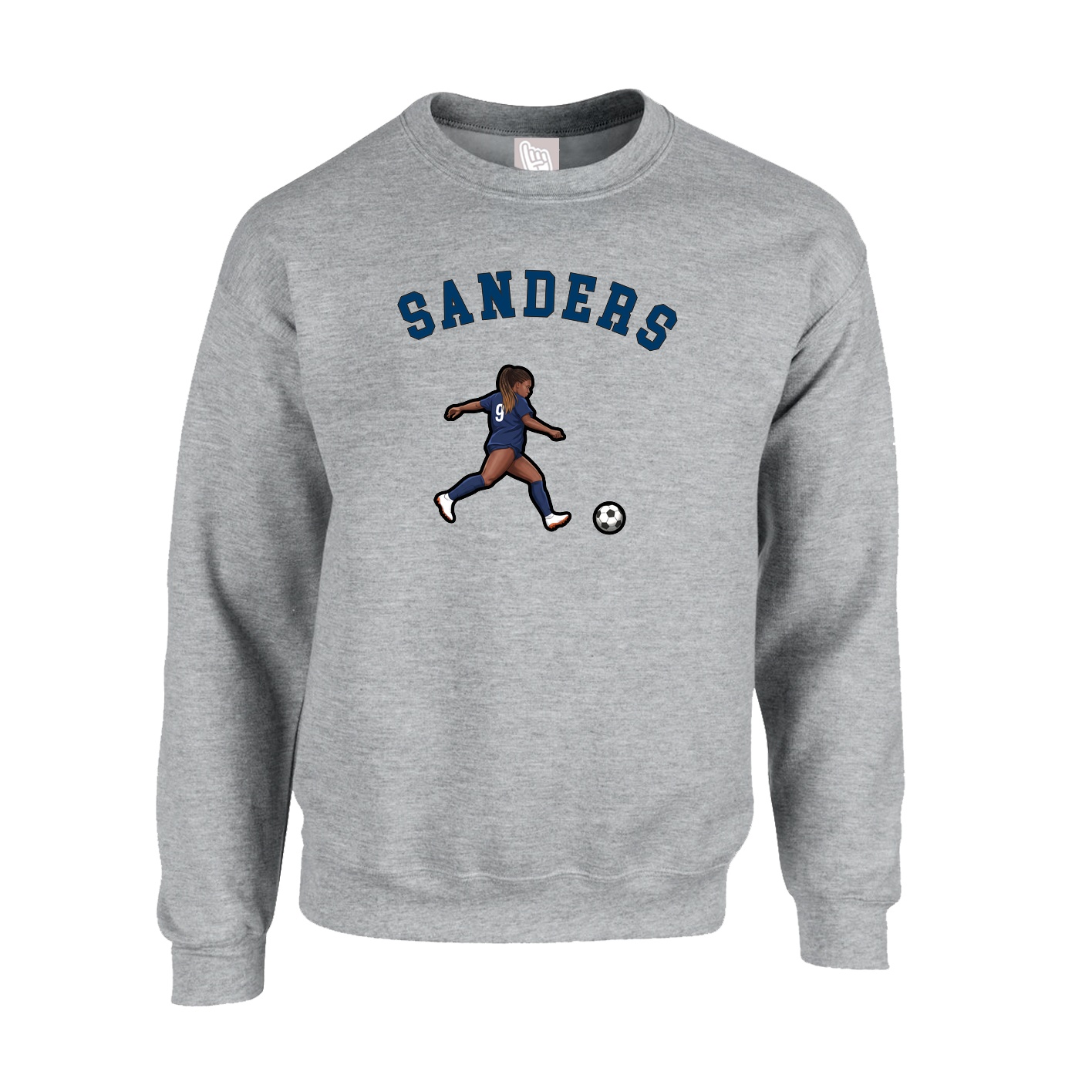 Fleece Crew — Shirsey Arch in Grey