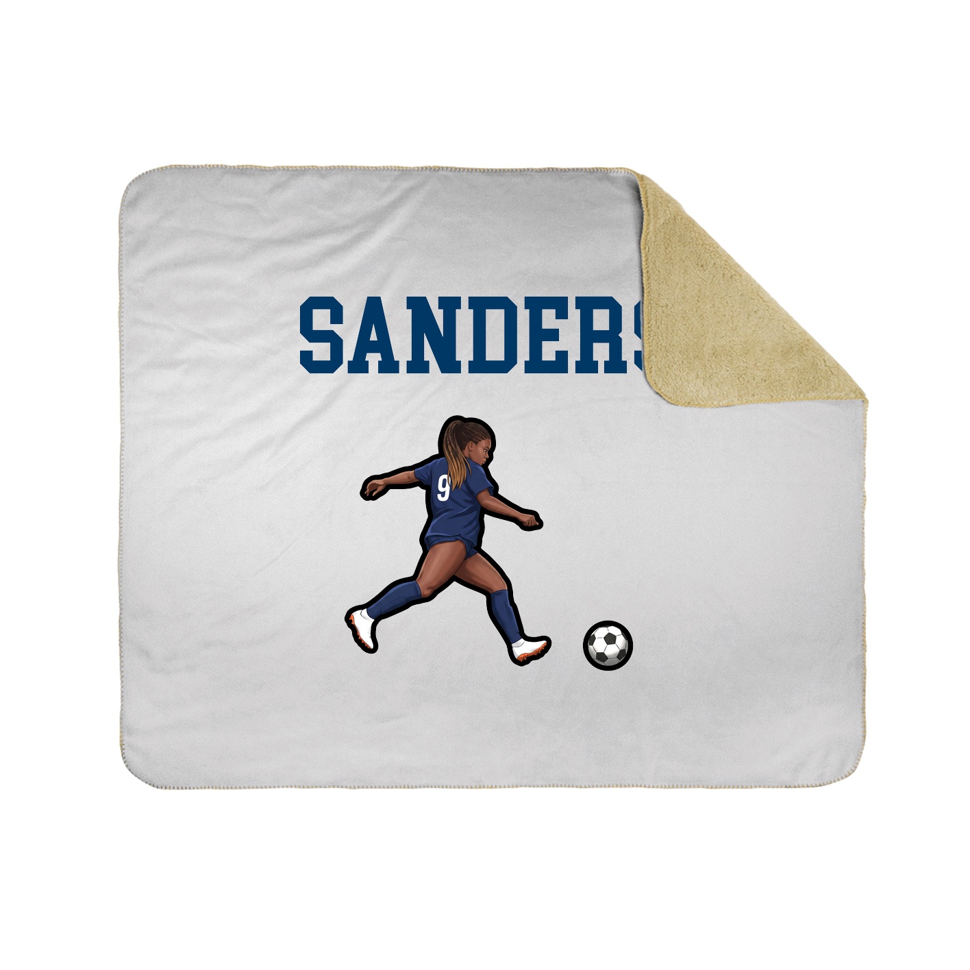 Throw Blanket — Shirsey in White