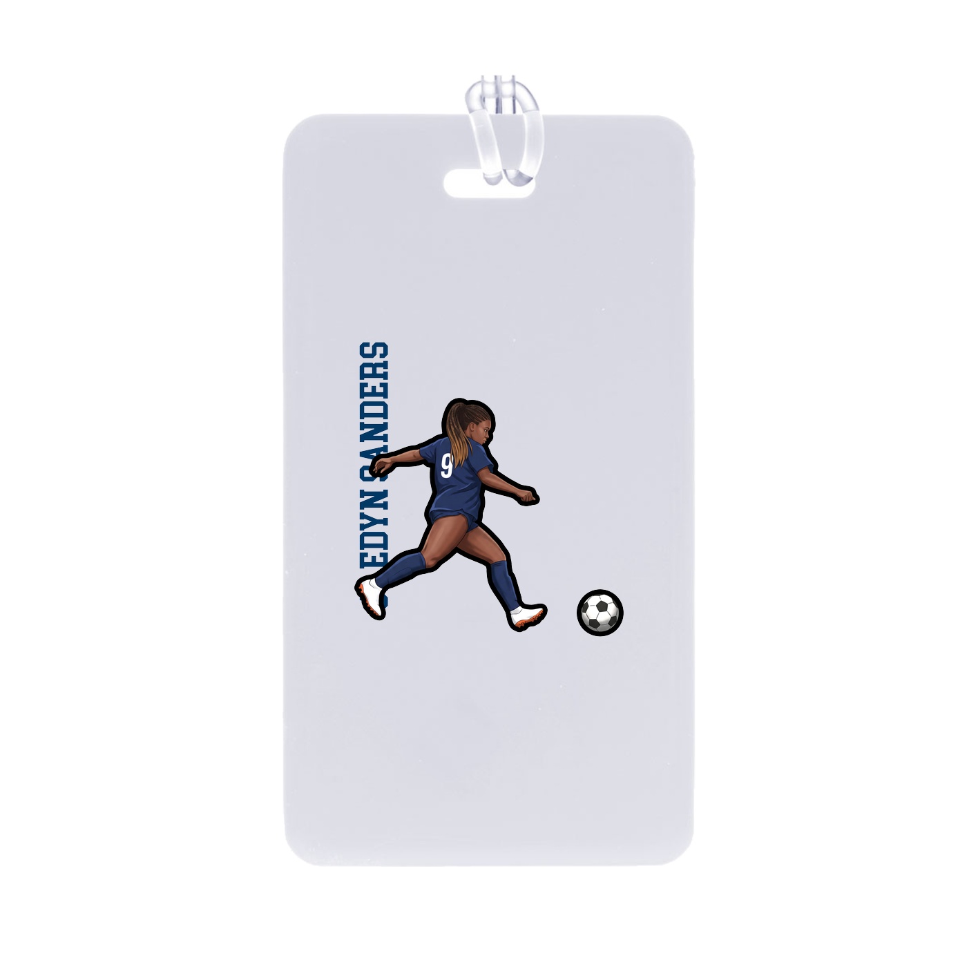 Bag Tag — Name Vertical in Classic