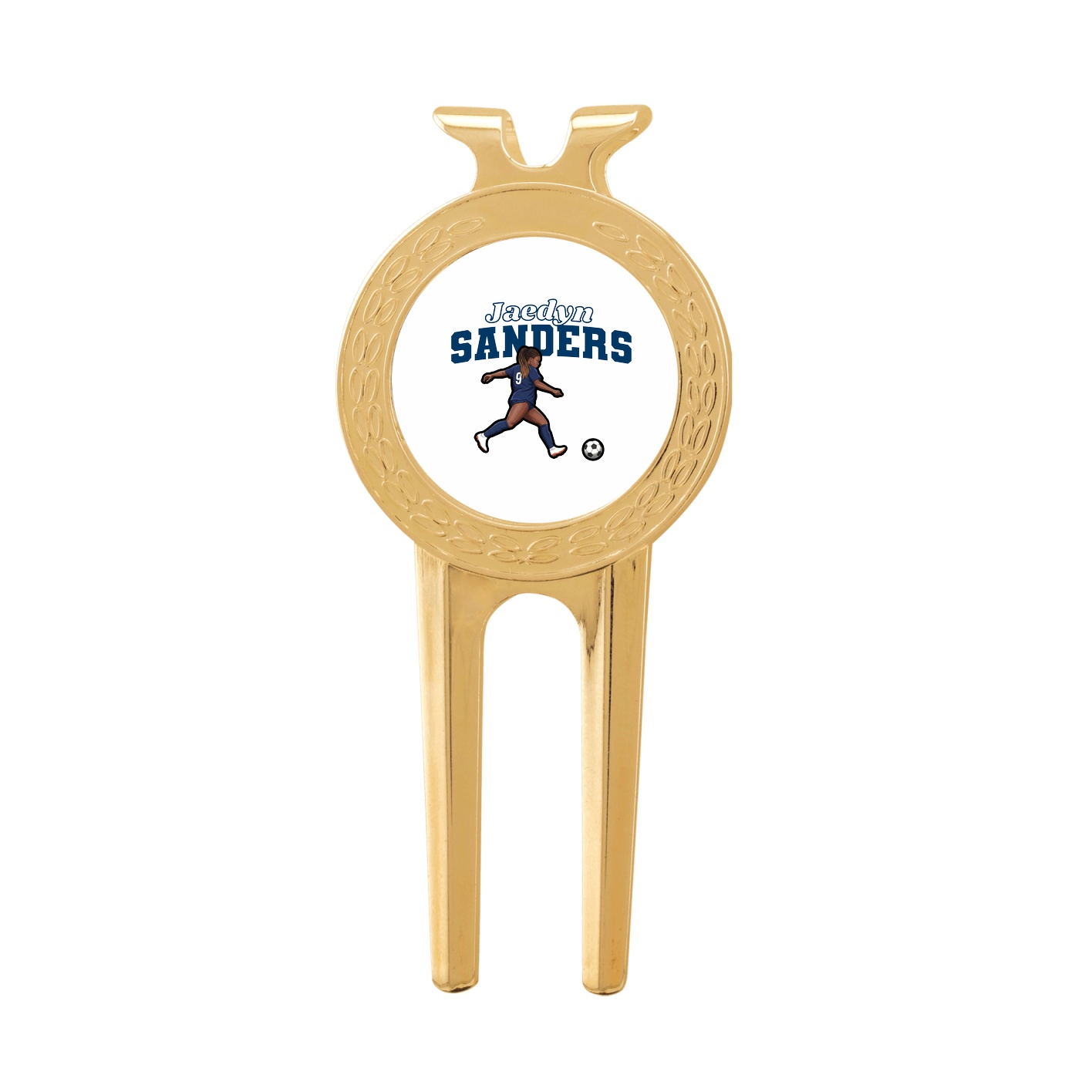 Divot Tool with Ball Marker — Name Arch in Classic