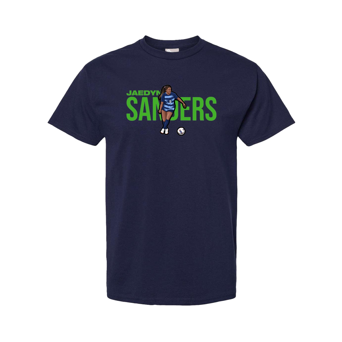 Tee — Player Name in Navy