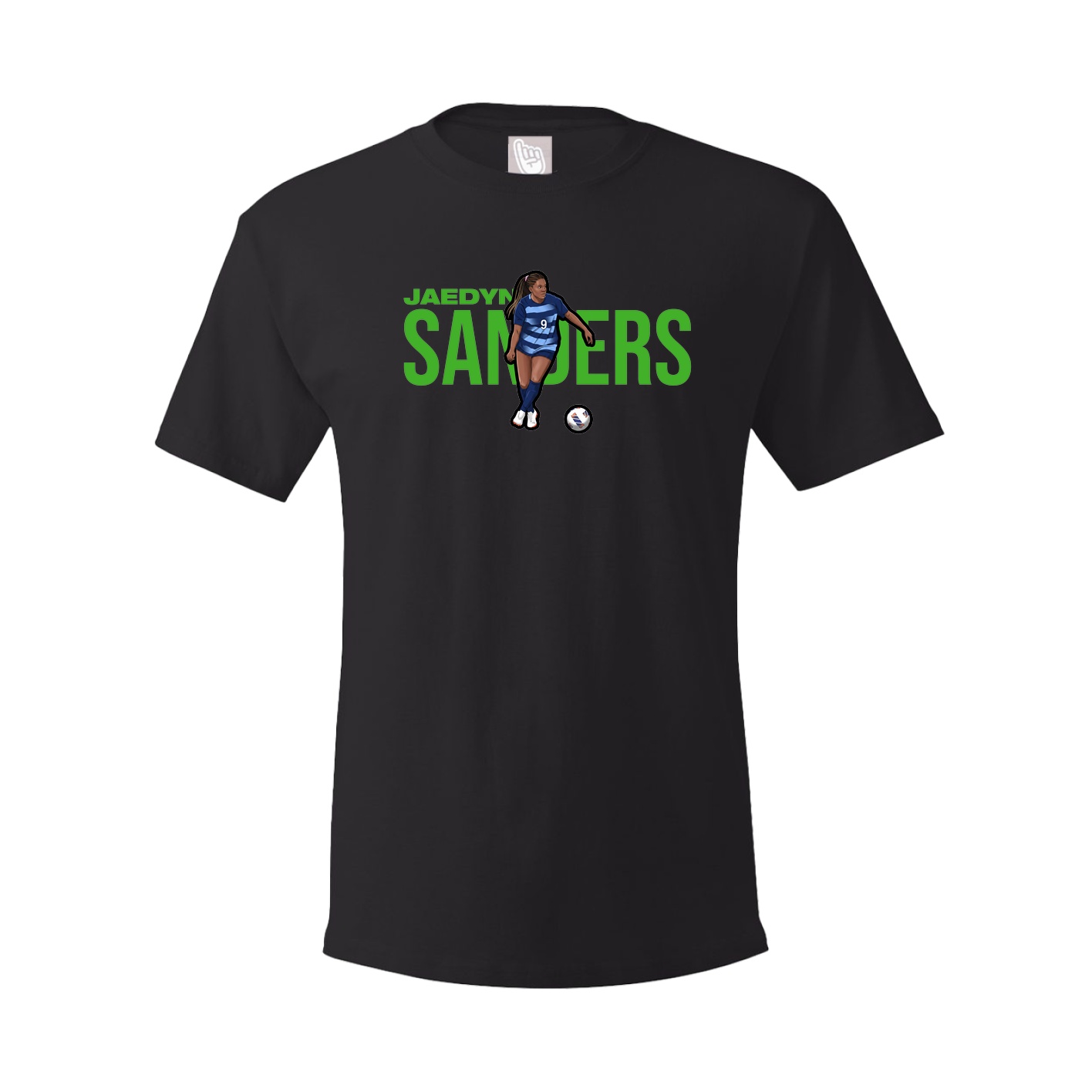 Youth Tee — Player Name in Black