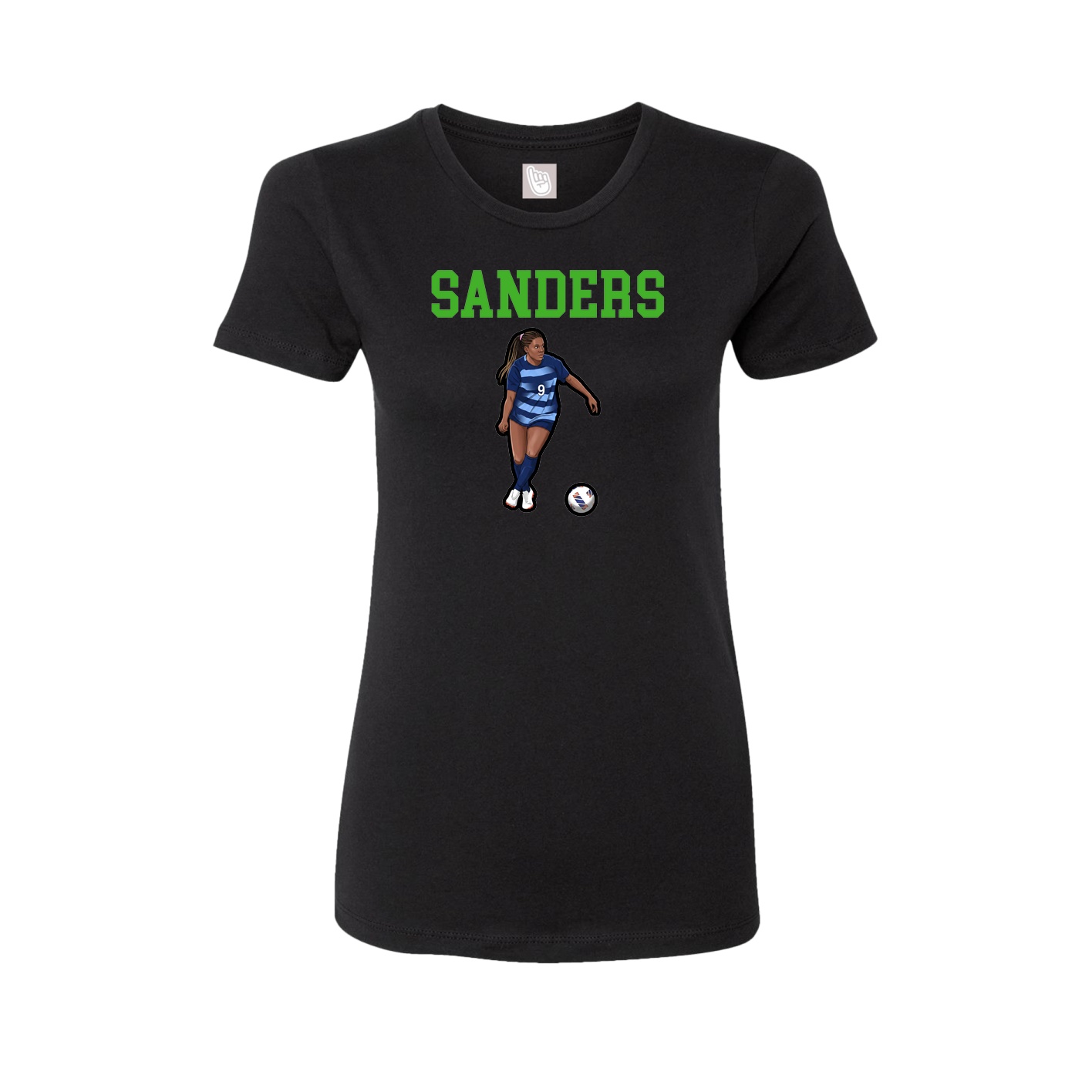 Fitted Women's Tee — Shirsey in Black