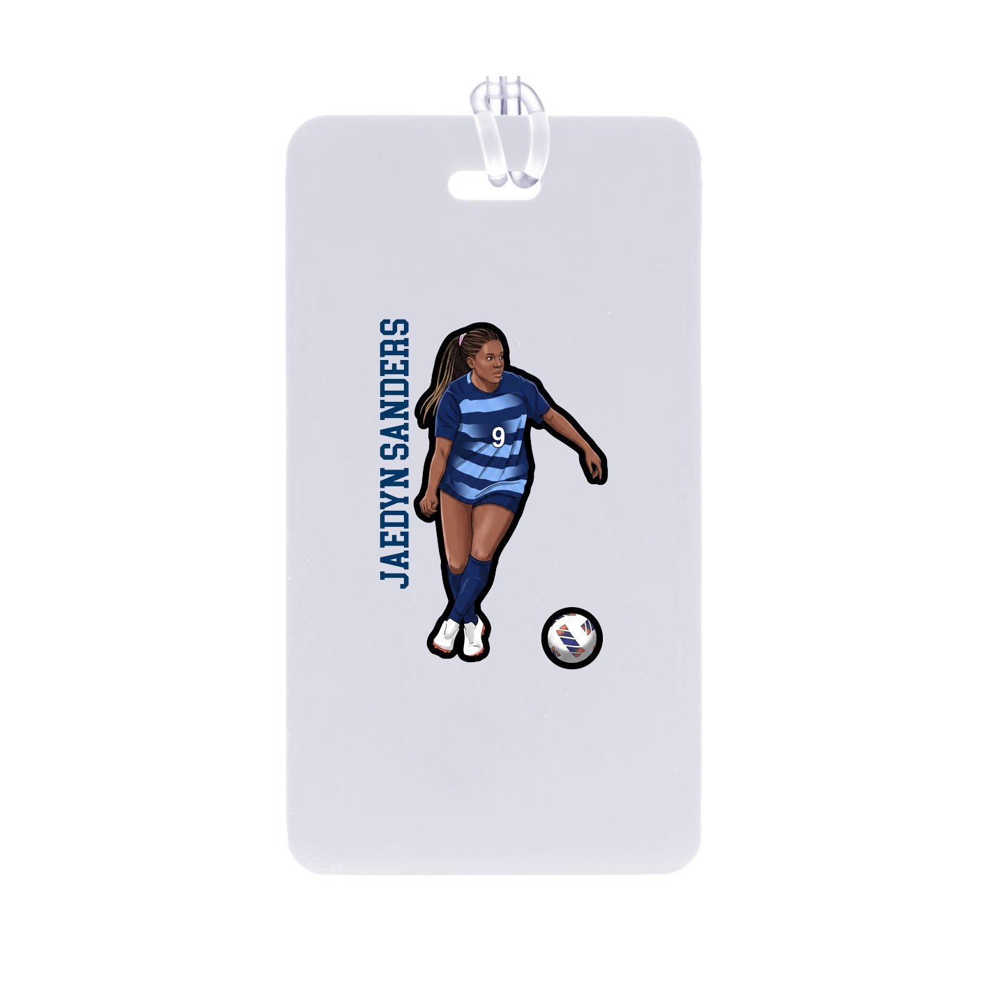 Bag Tag — Name Vertical in Classic