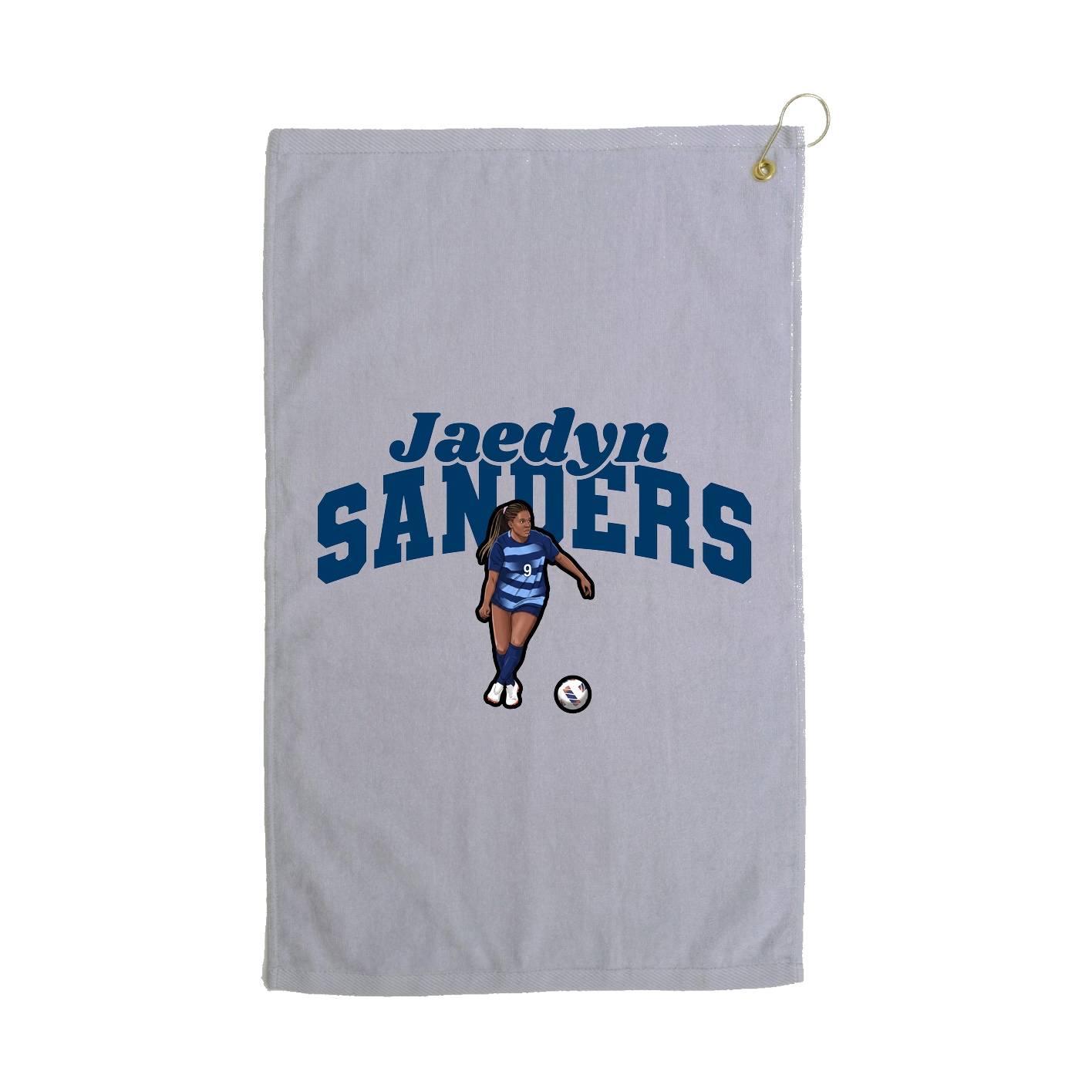 Golf Towel — Signature Arch in Grey