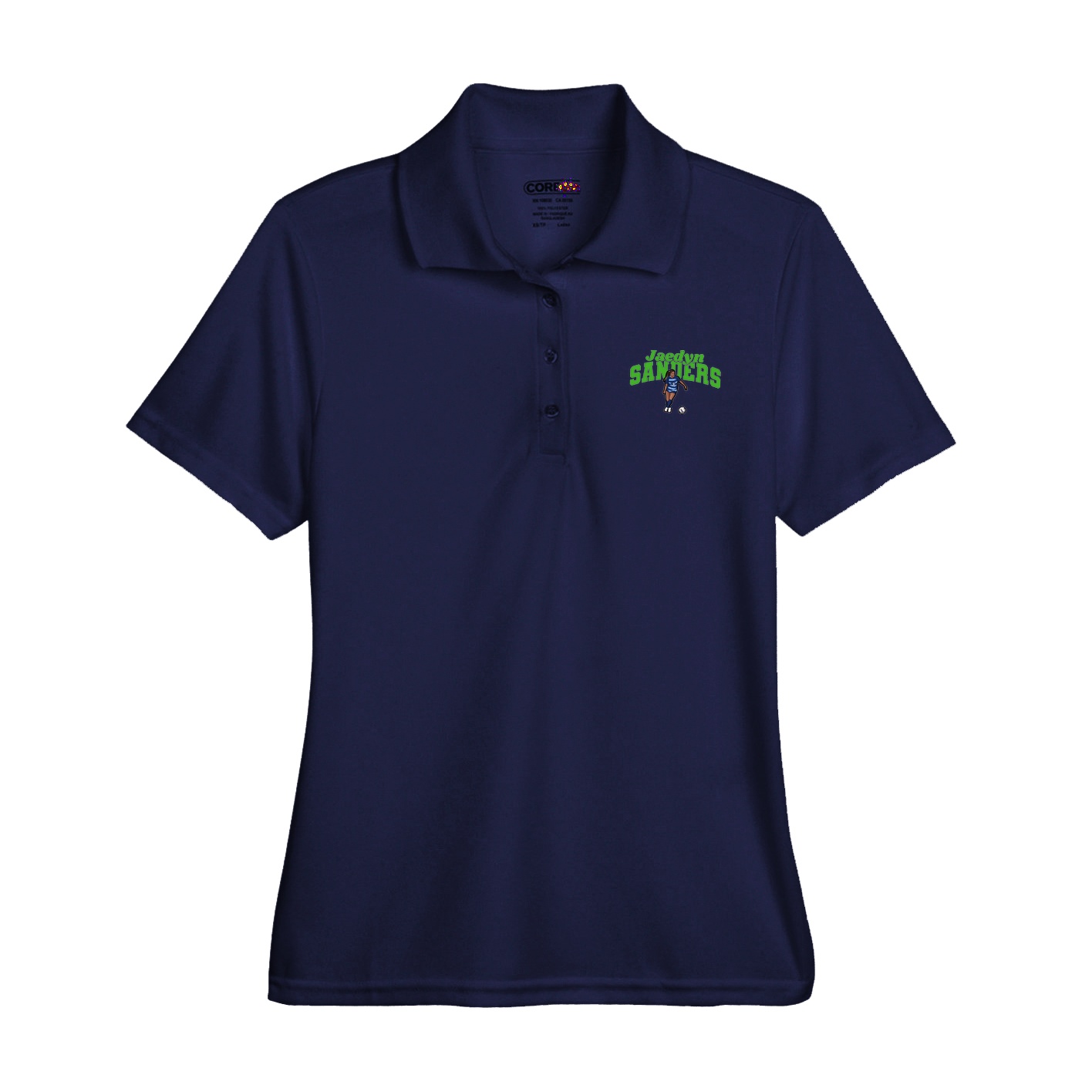 Womens Performance Polo — Signature Arch in Navy