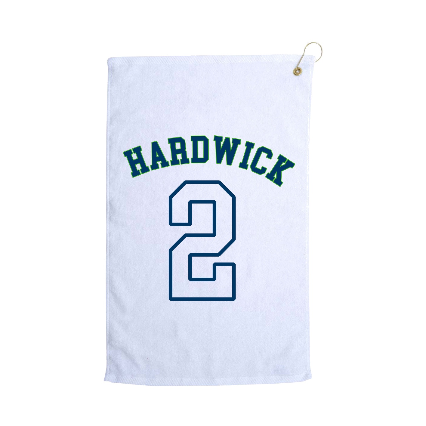 Golf Towel — Shirsey Arch in White