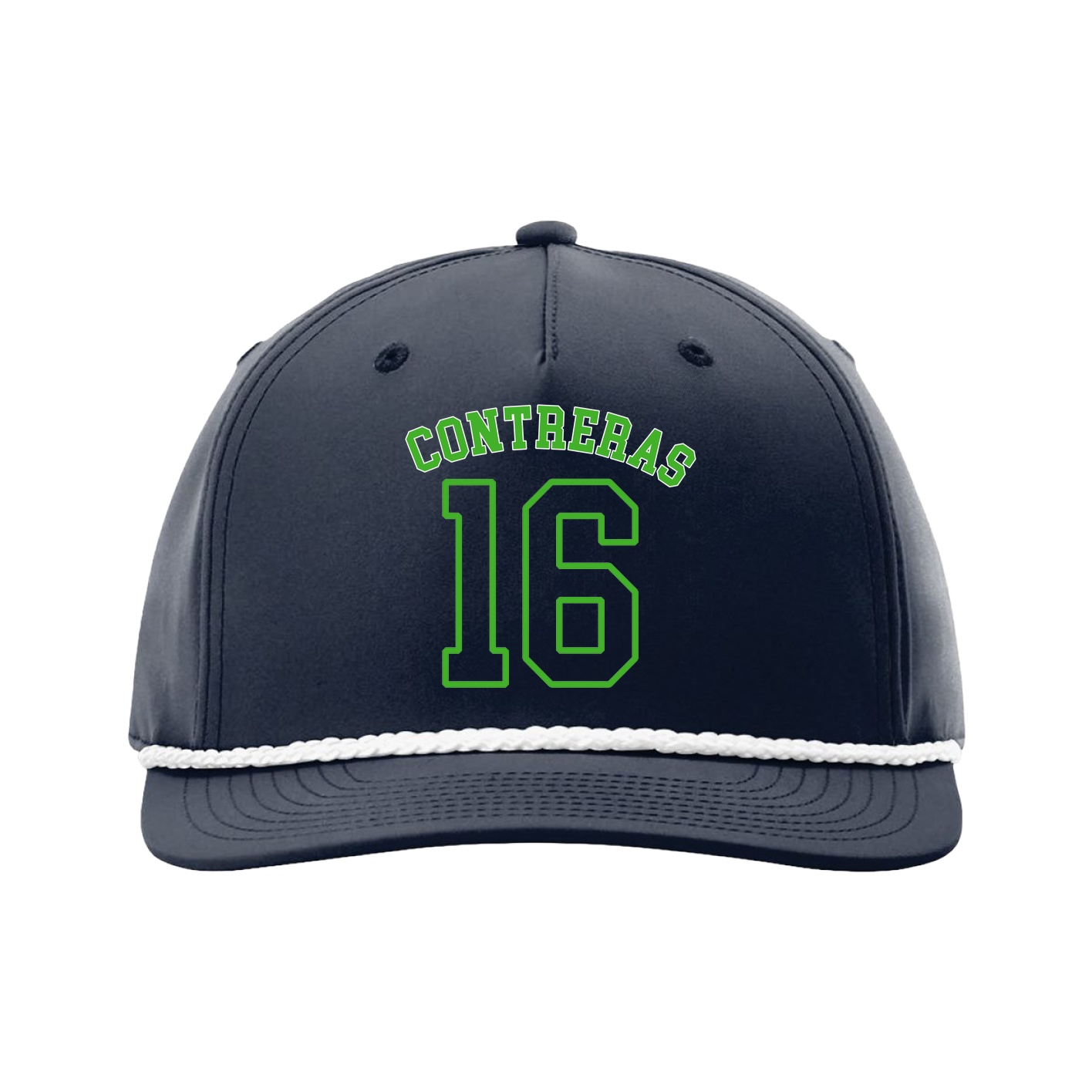 Five-Panel Classic Rope Cap — Shirsey Arch in Navy
