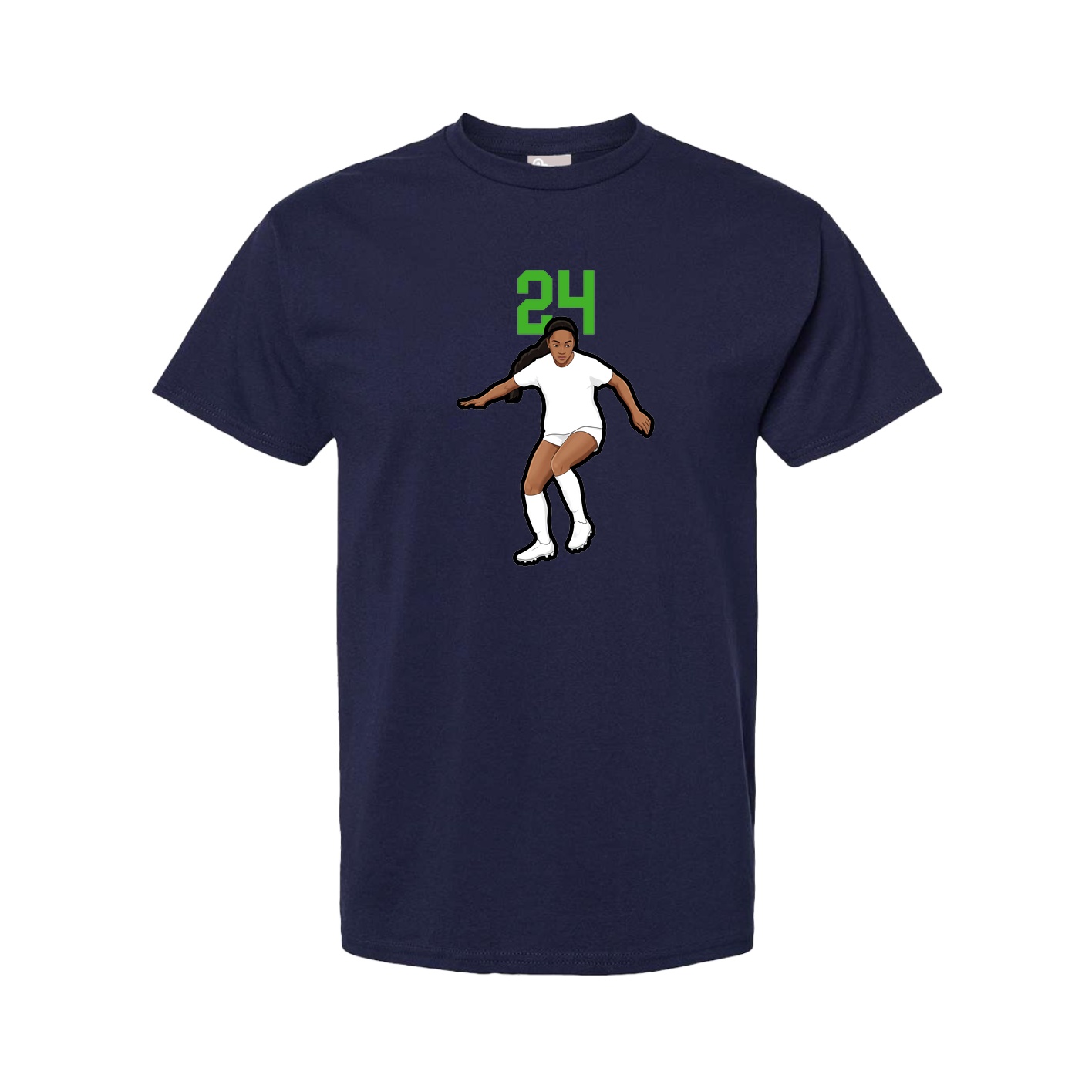 Tee — Number Top in Navy