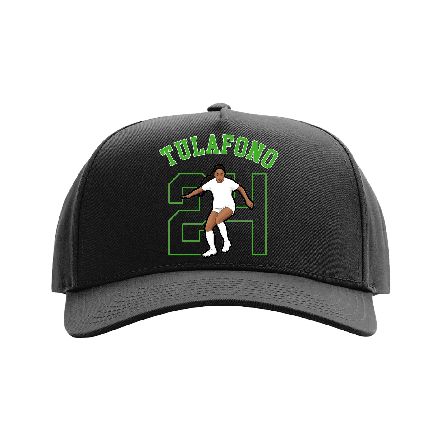 Full Fabric Five-Panel Champ Cap
