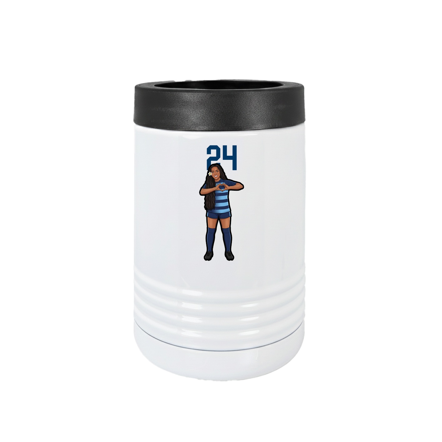 Beverage Holder — Number Top in White