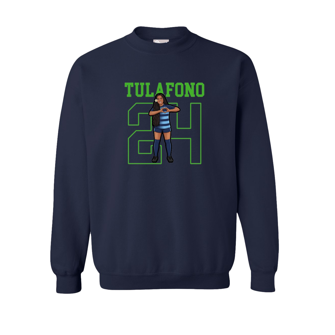 Fleece Crew — Shirsey in Navy