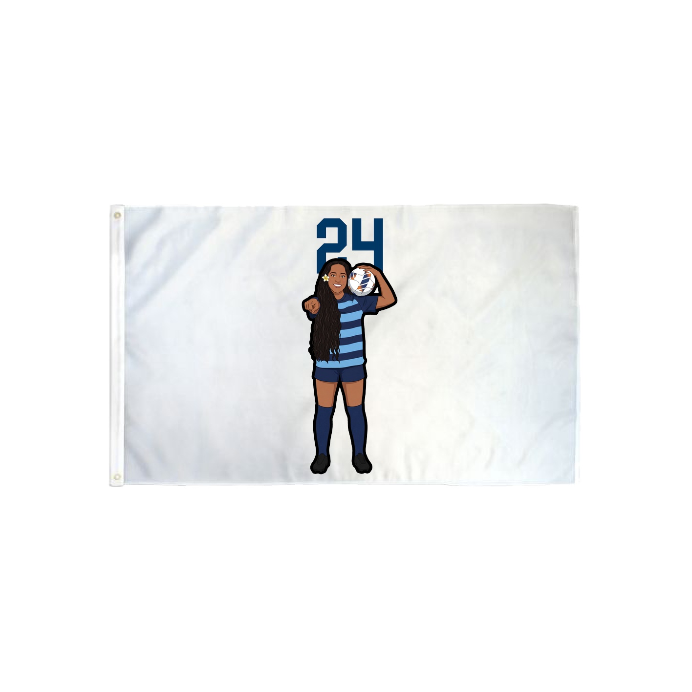 3x5 Flag — Number Top in Classic