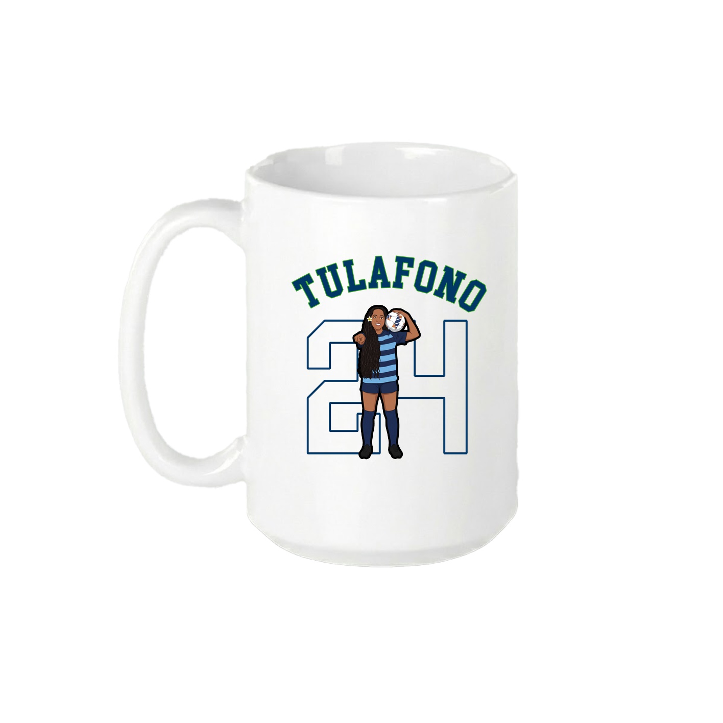 15oz Coffee Mug — Shirsey Arch in White