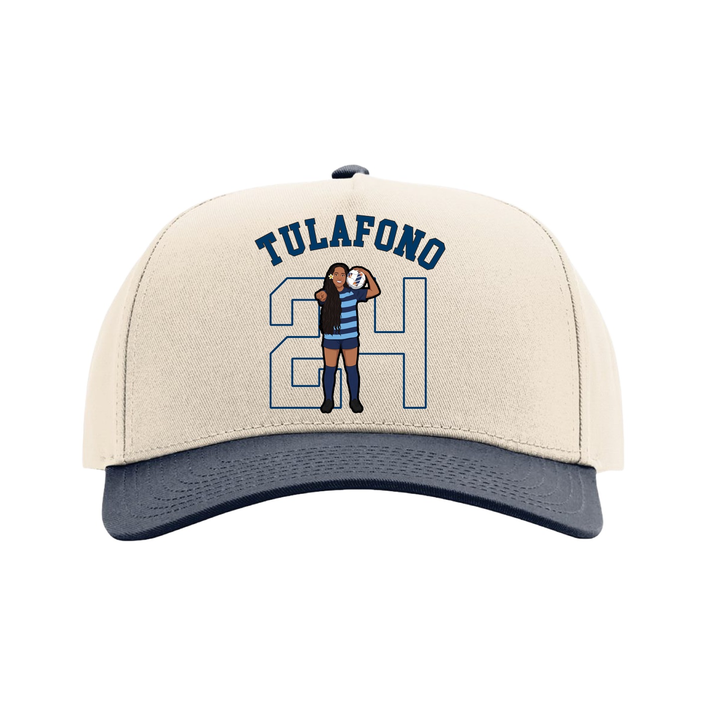 Full Fabric Five-Panel Champ Cap