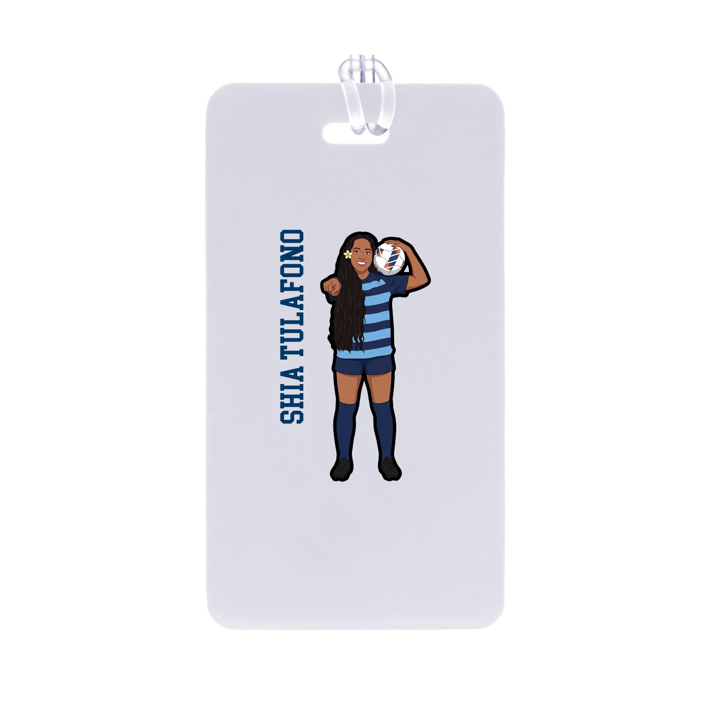 Bag Tag — Name Vertical in Classic