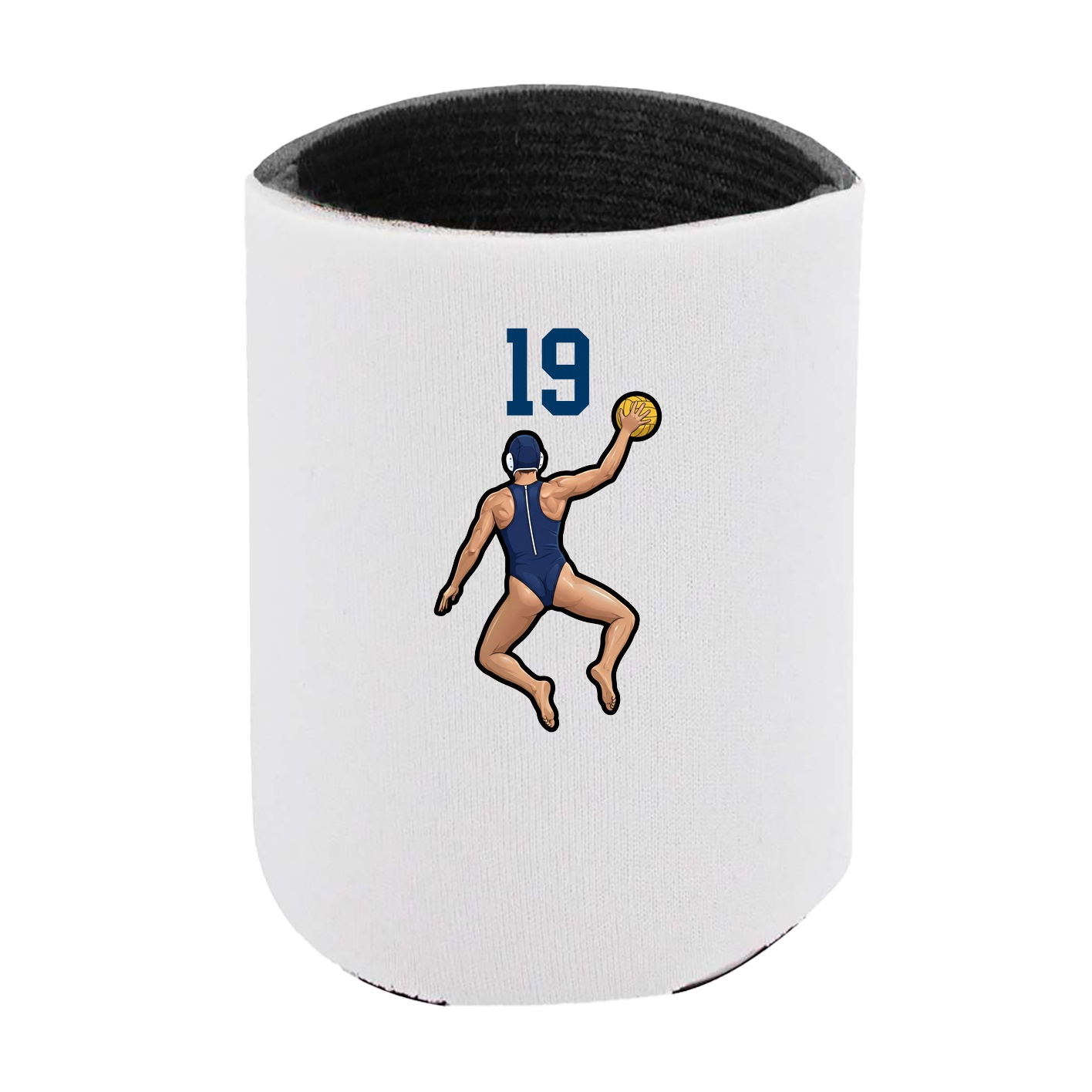 Can Holder — Number Top in White