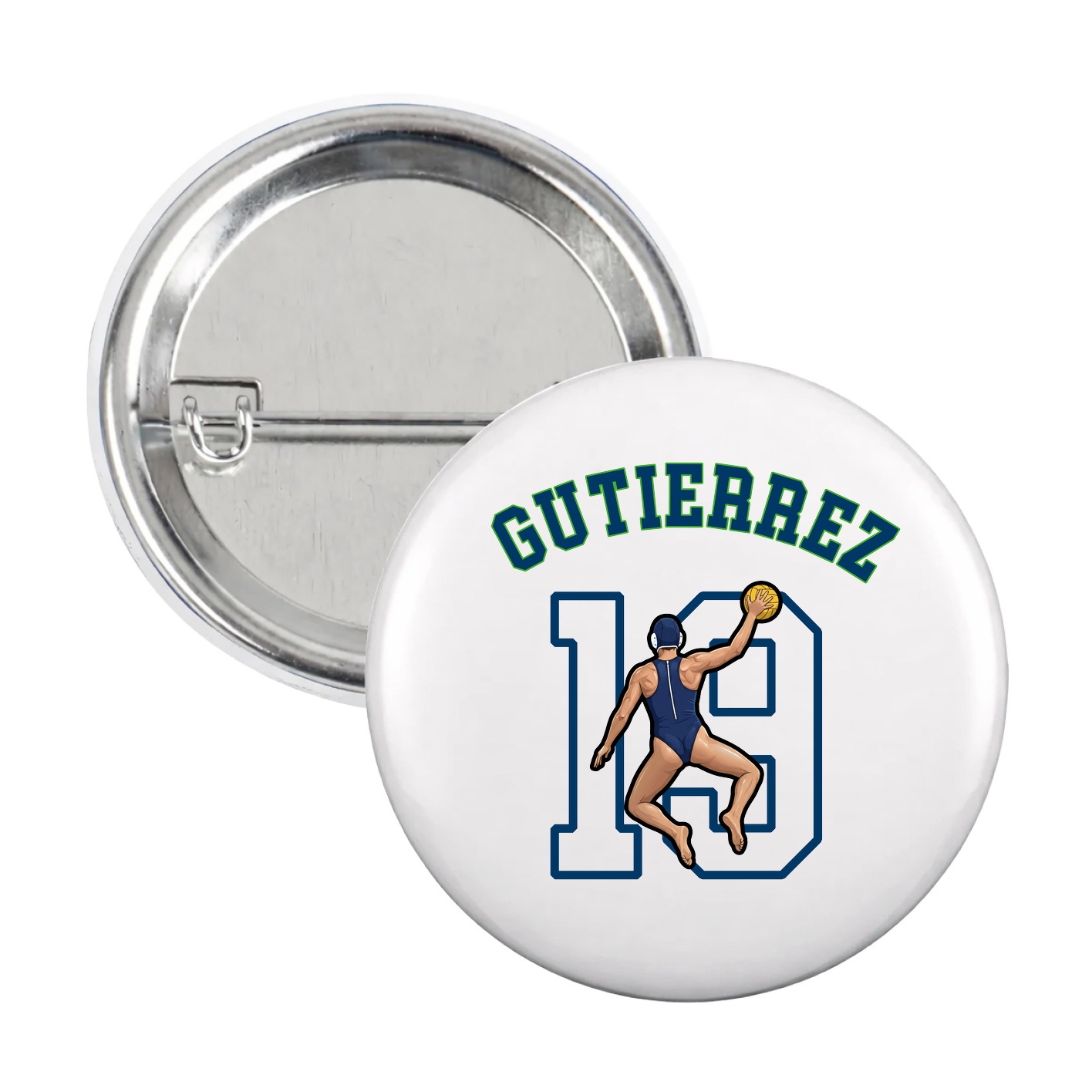 Game Day Button — Shirsey Arch in White