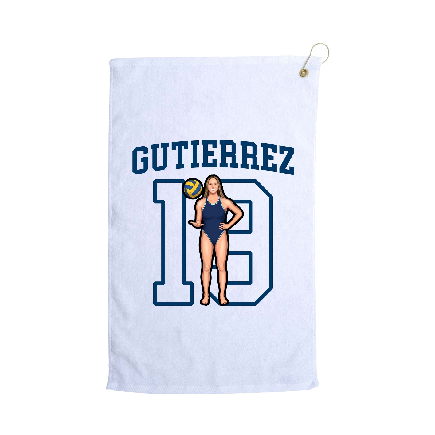 Golf Towel — Shirsey in White