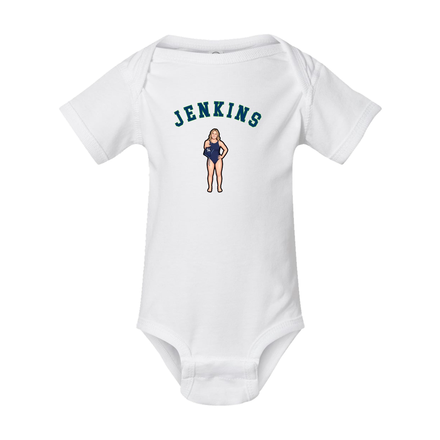 Baby Onesie — Shirsey Arch in White