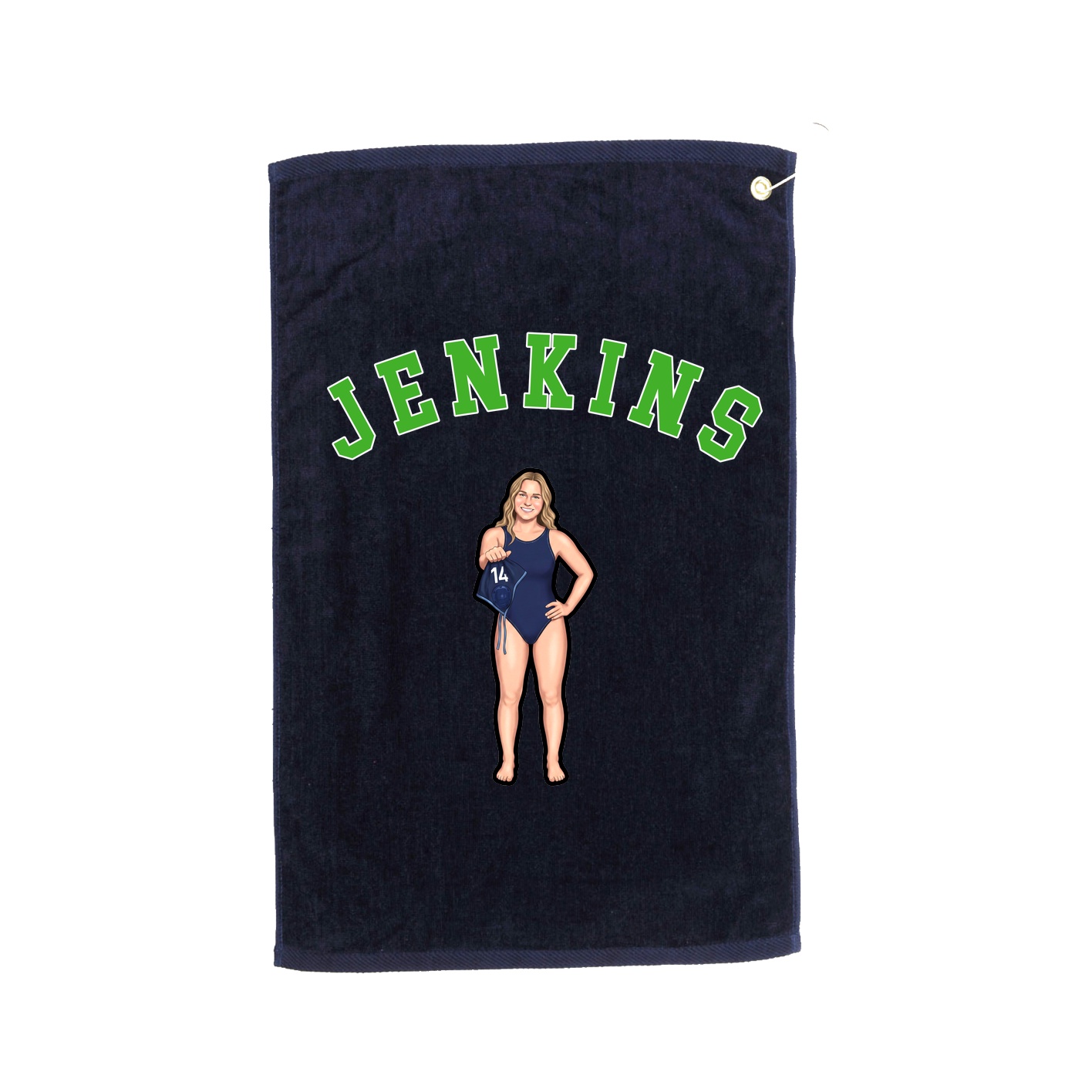 Golf Towel — Shirsey Arch in Navy