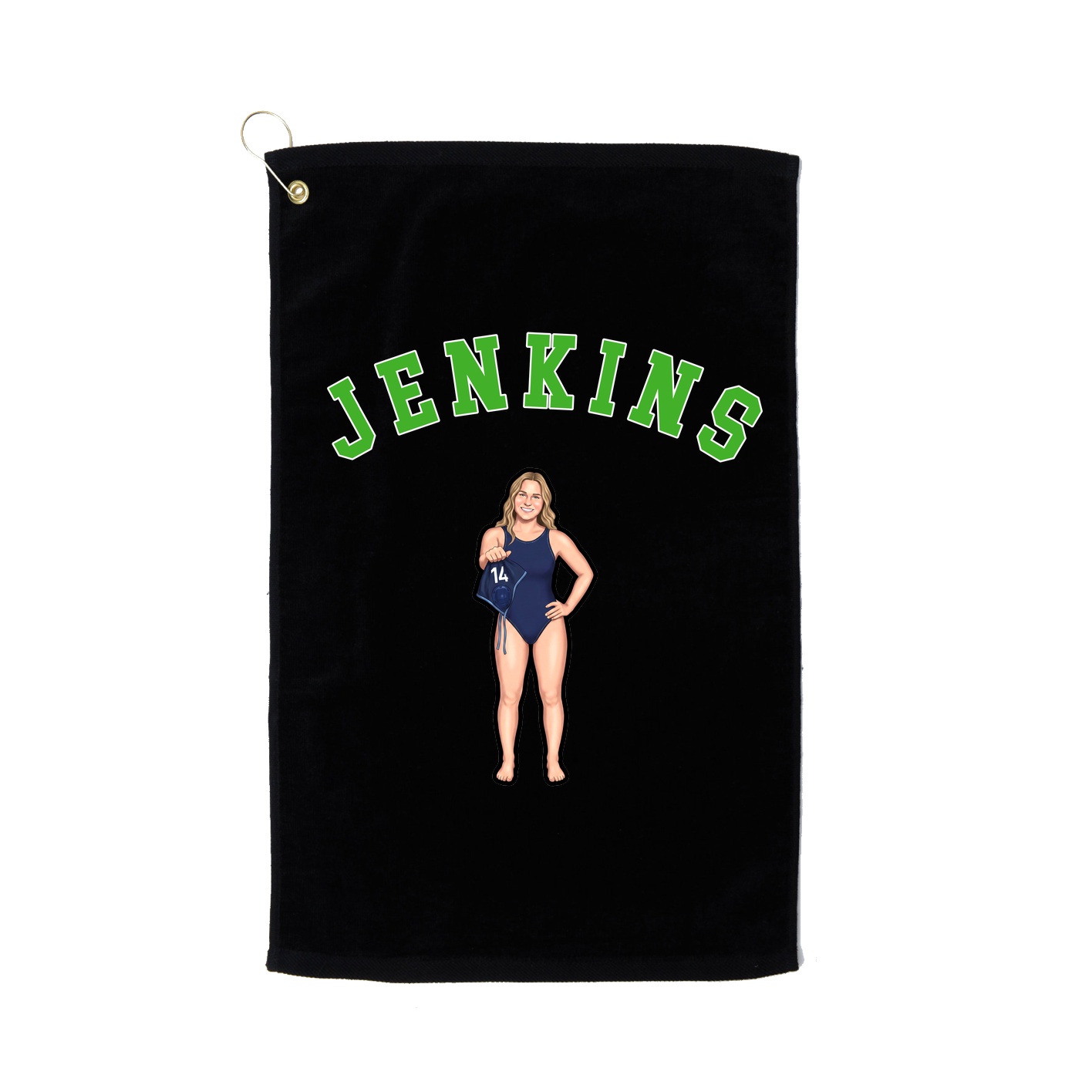 Golf Towel — Shirsey Arch in Black