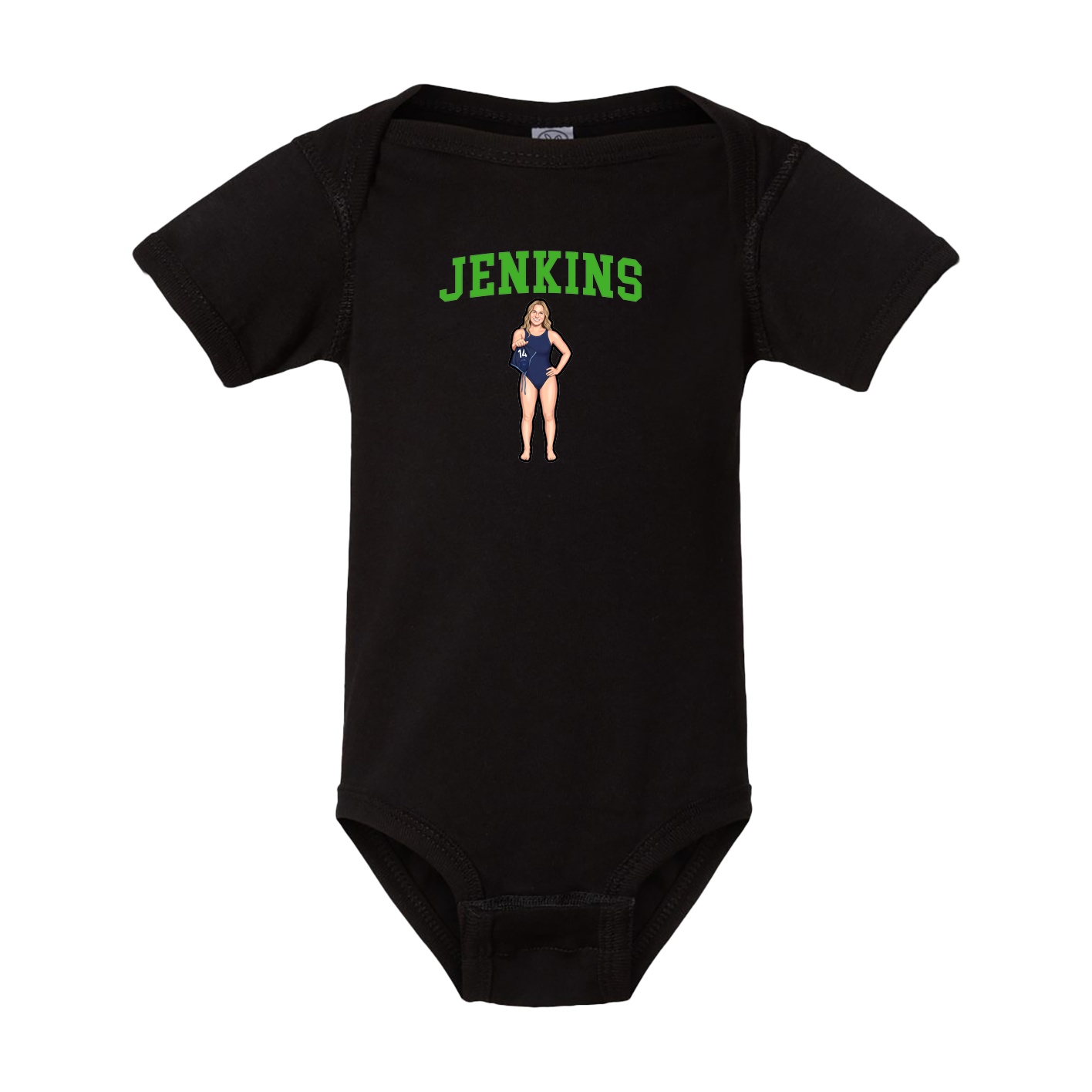 Baby Onesie — Shirsey in Black