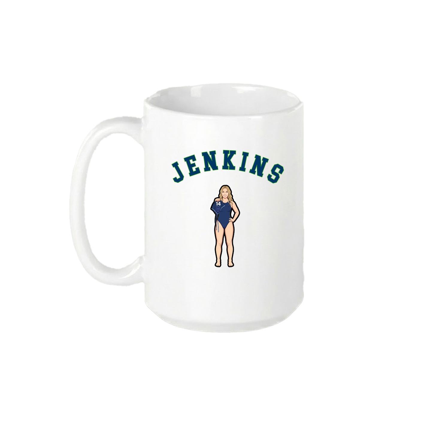 15oz Coffee Mug — Shirsey Arch in White