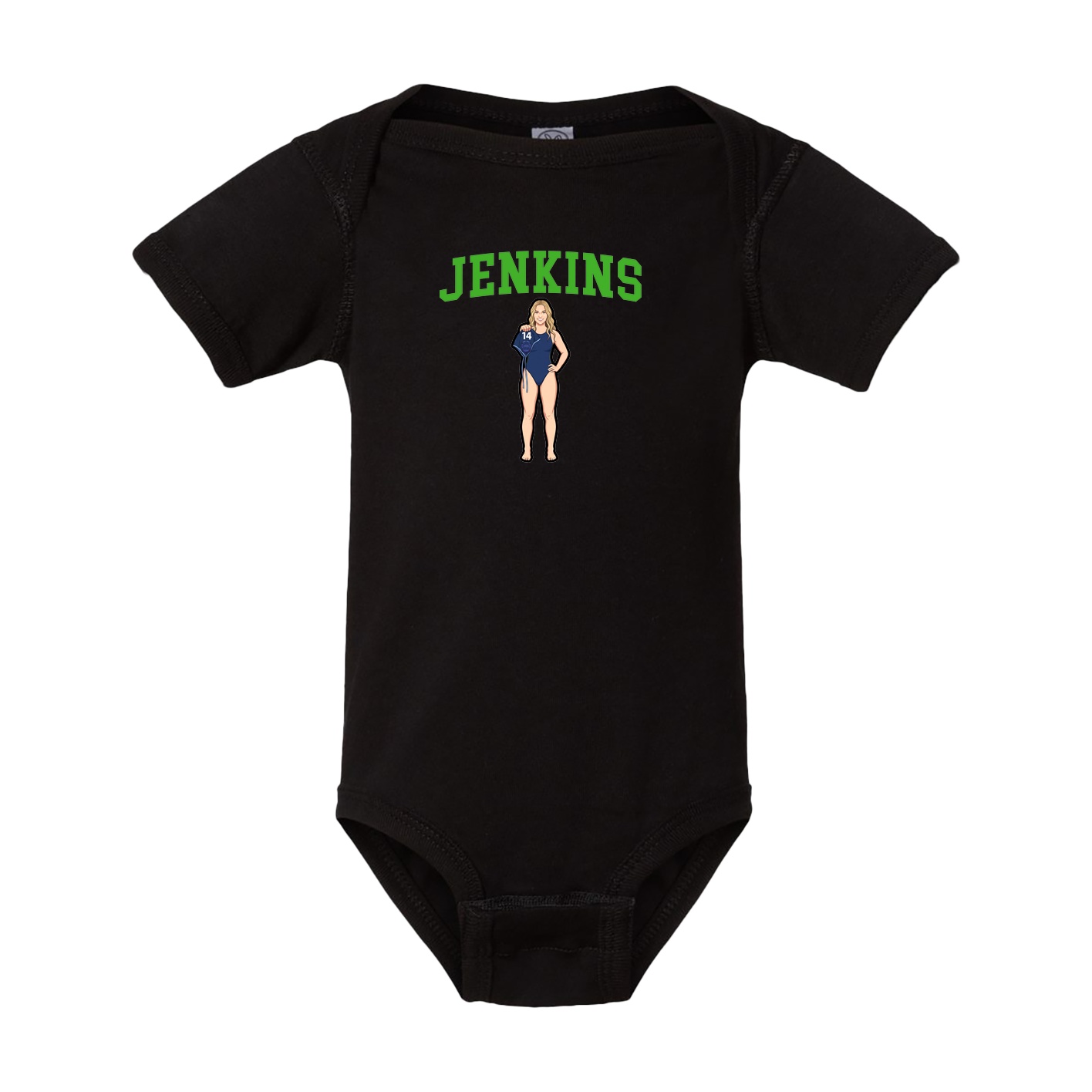 Baby Onesie — Shirsey in Black