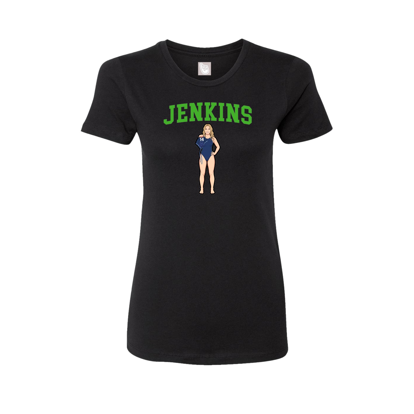 Fitted Women's Tee — Shirsey in Black