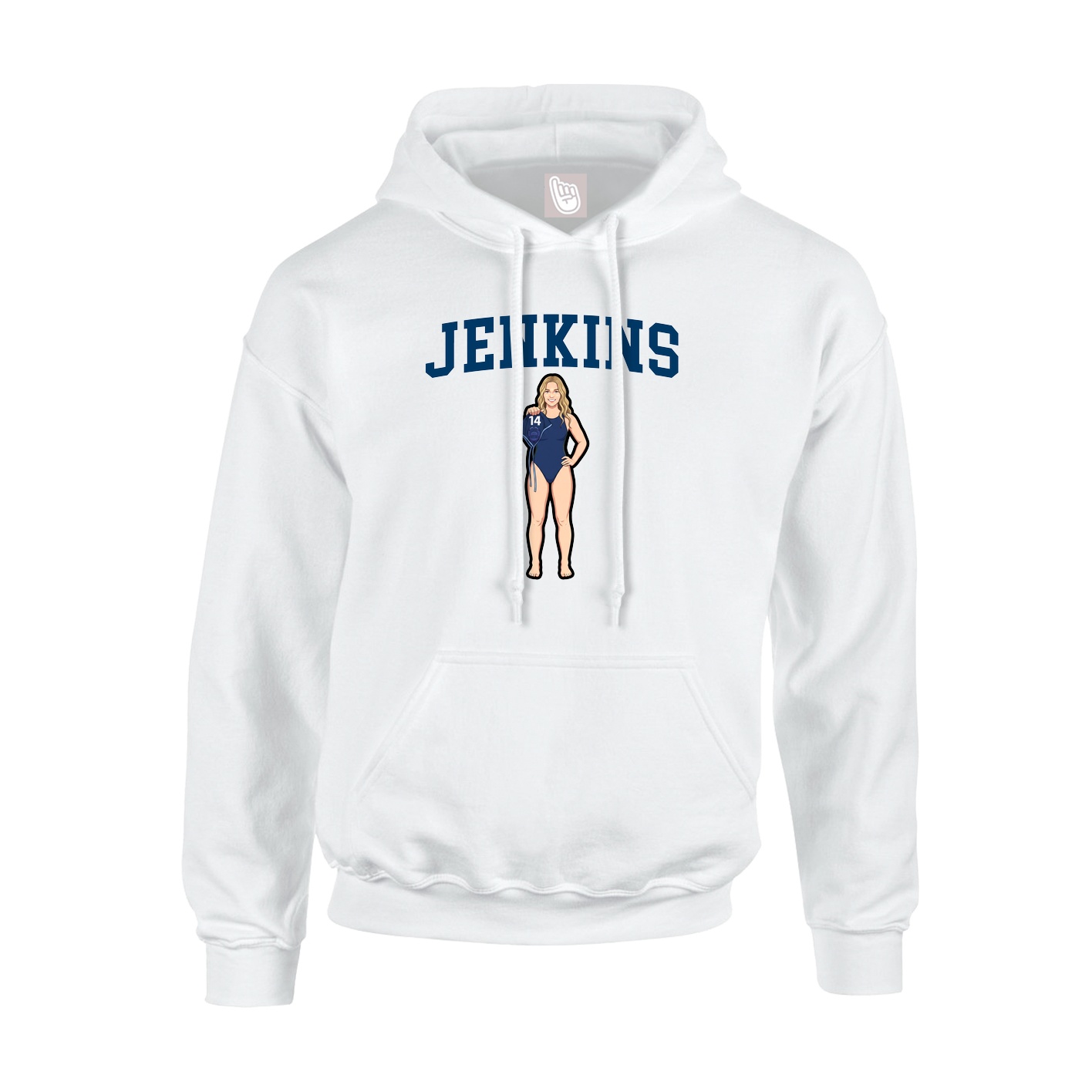Hoodie — Shirsey in White