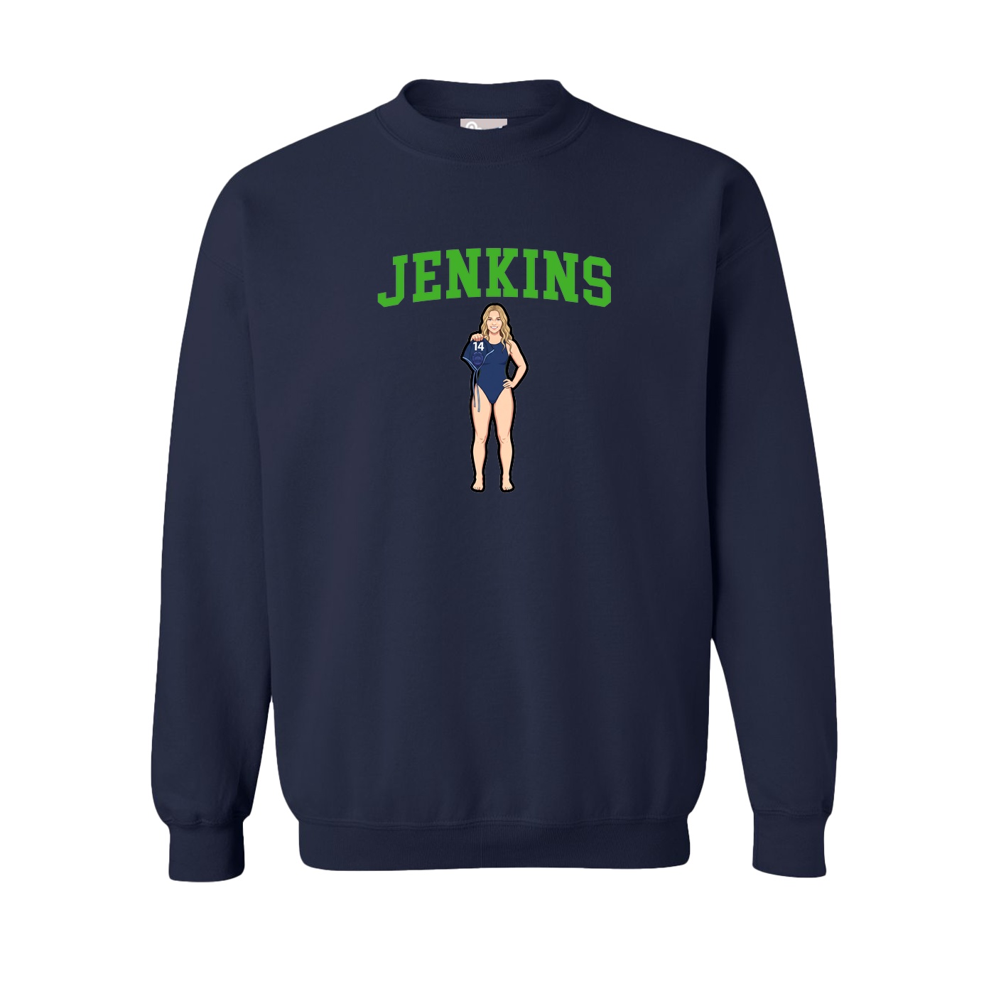 Fleece Crew — Shirsey in Navy