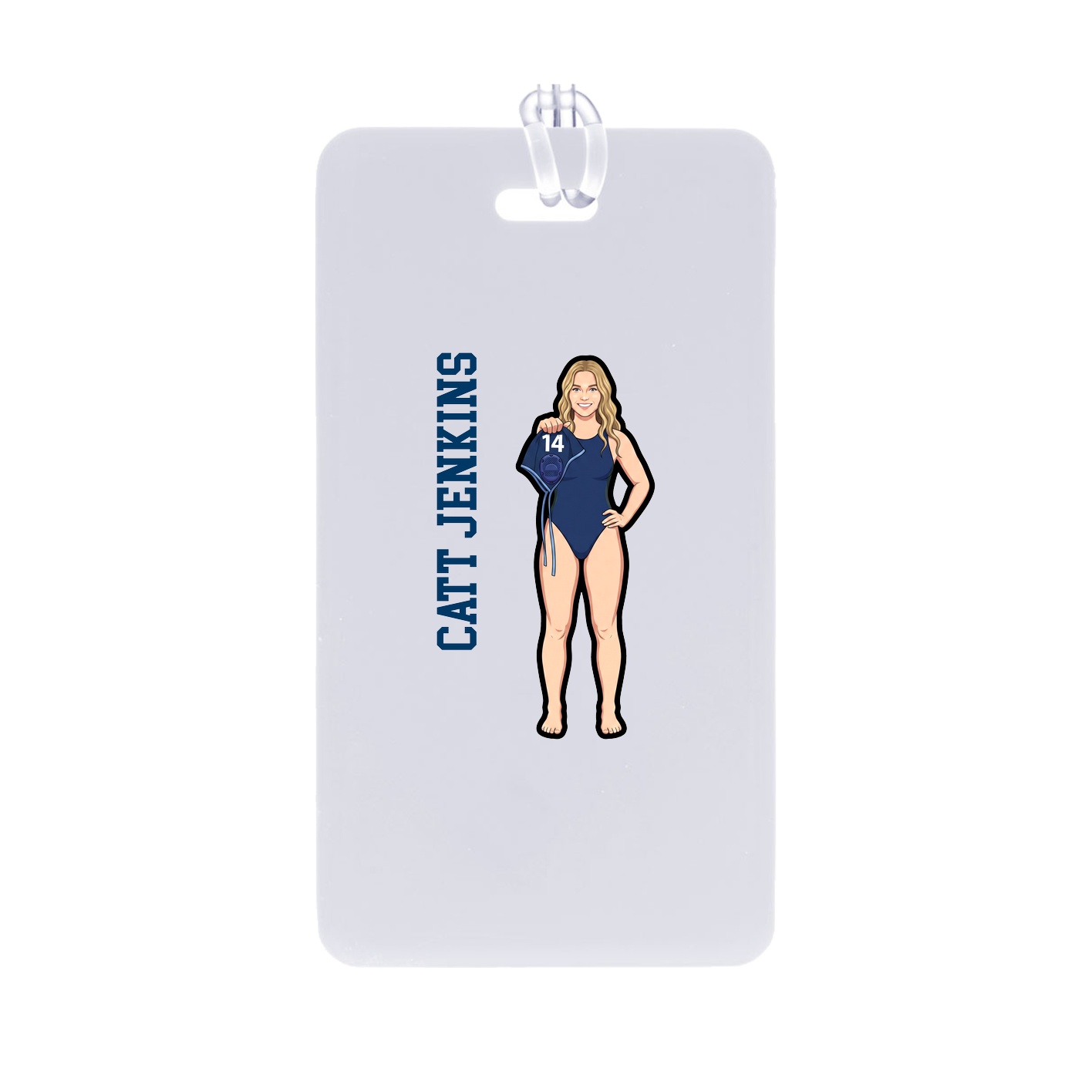 Bag Tag — Name Vertical in Classic