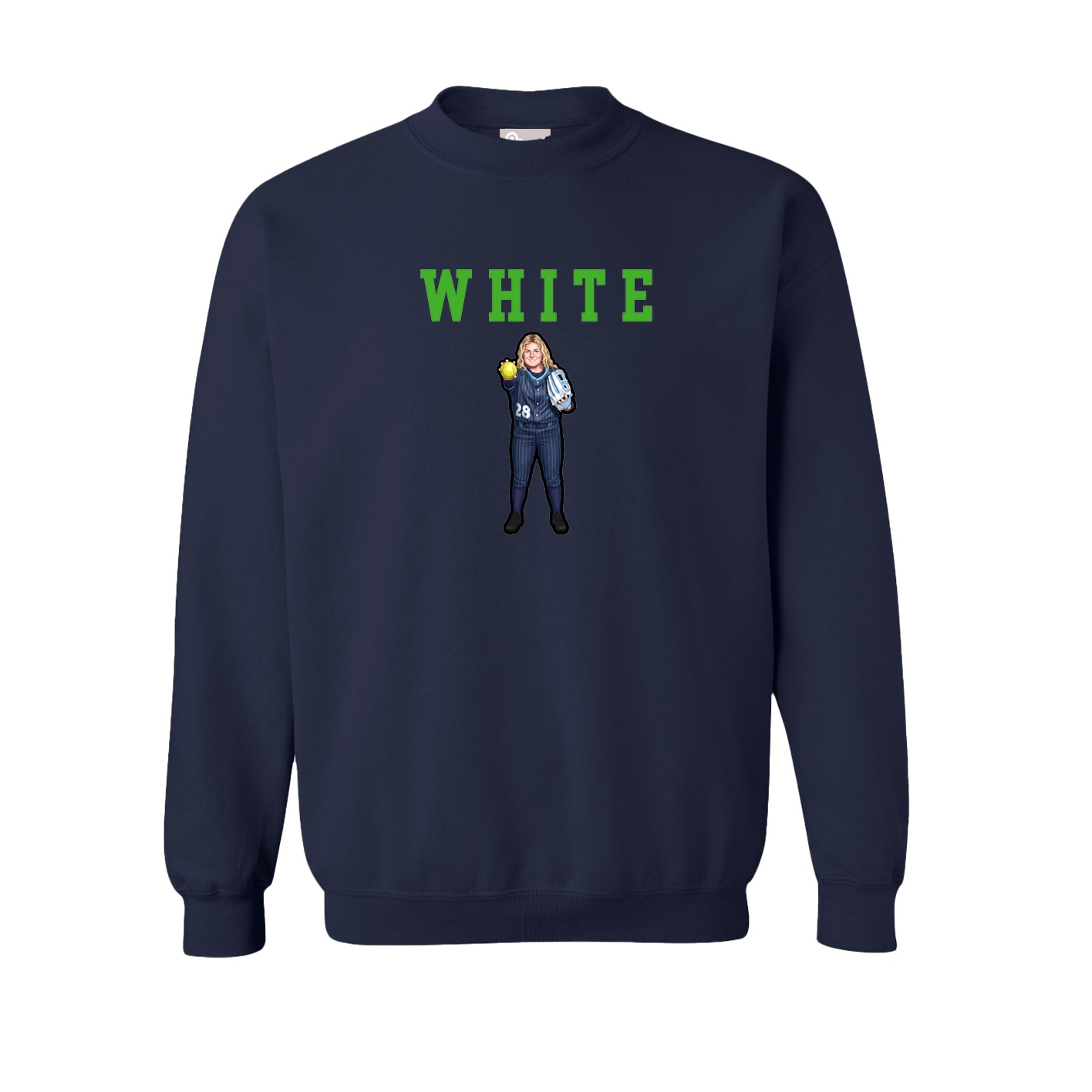 Fleece Crew — Shirsey in Navy