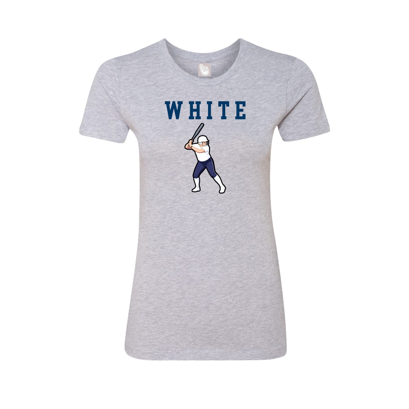 Fitted Women's Tee — Shirsey in Grey