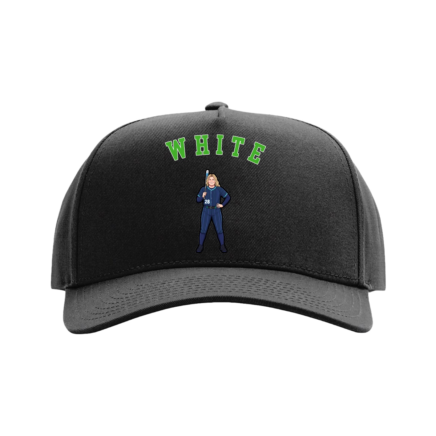 Full Fabric Five-Panel Champ Cap