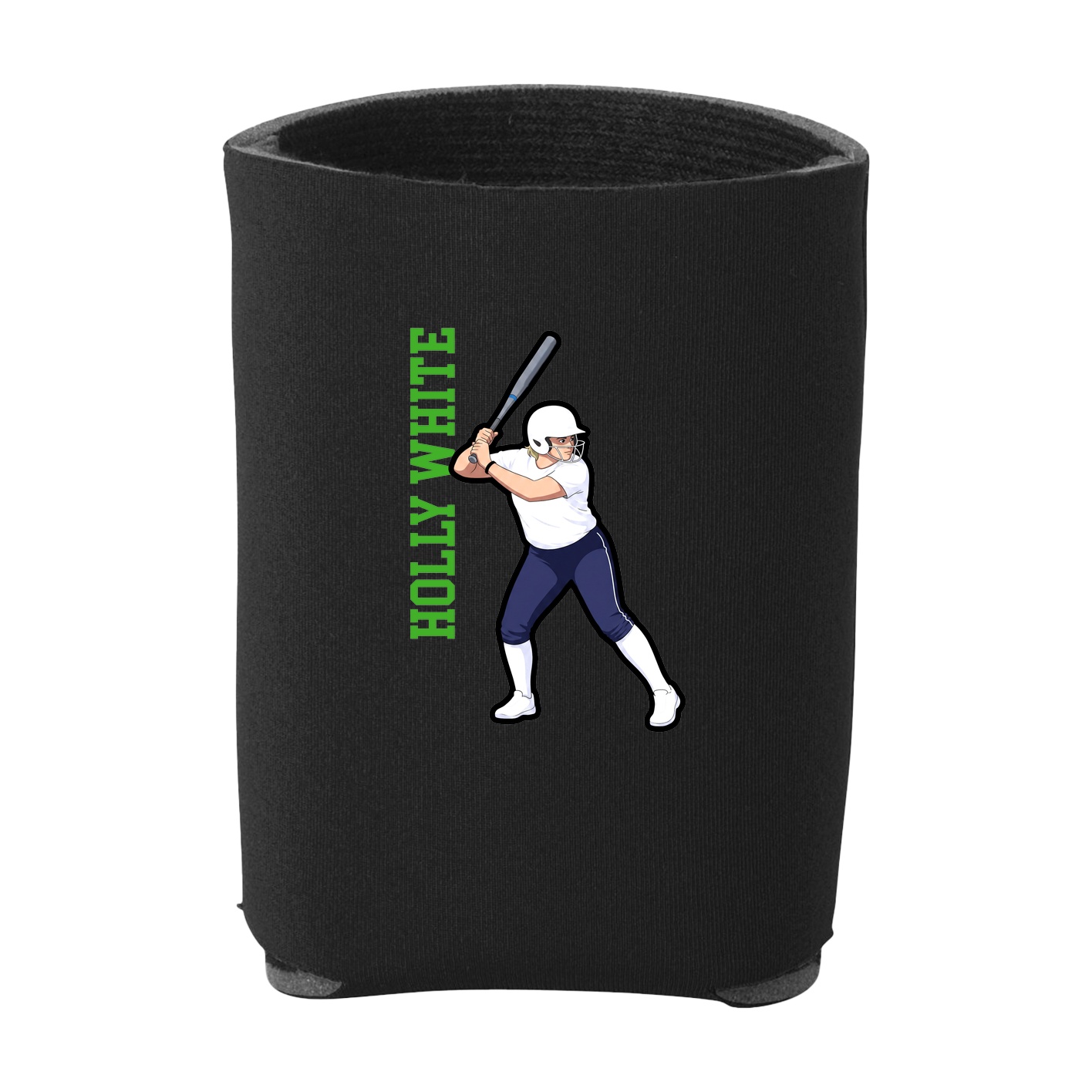 Can Holder — Name Vertical in Black