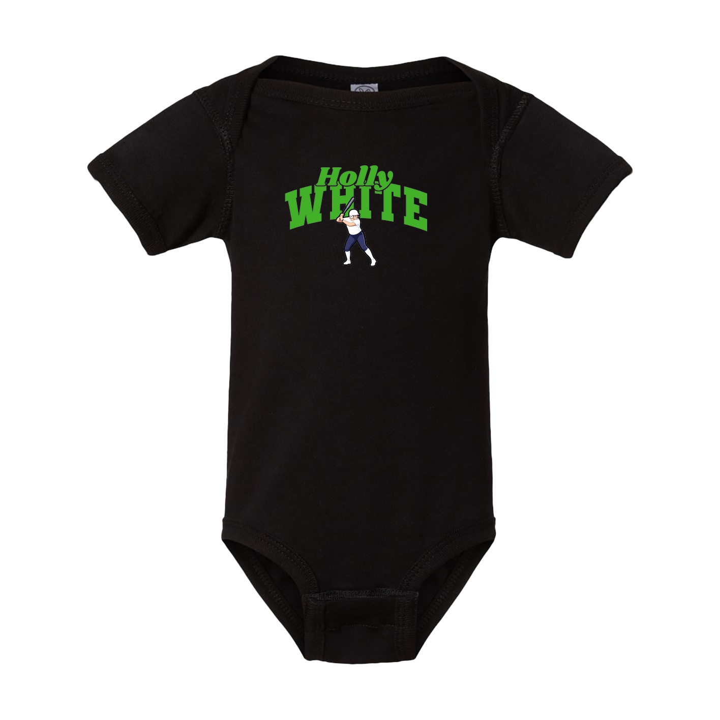 Baby Onesie — Signature Arch in Black