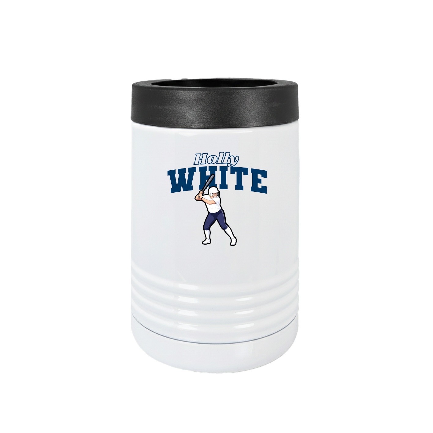 Beverage Holder — Name Arch in White