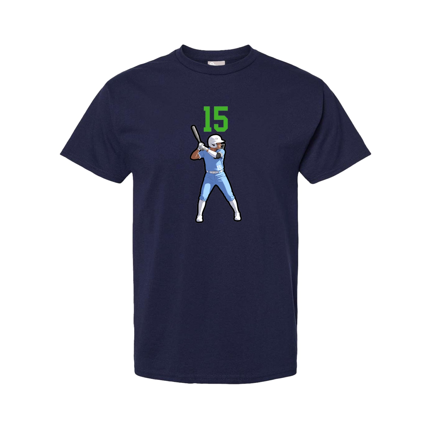 Tee — Number Top in Navy