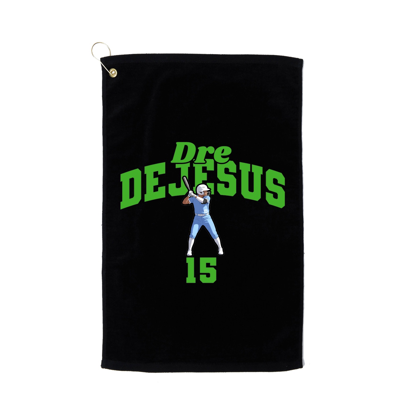 Golf Towel — Signature Arch in Black